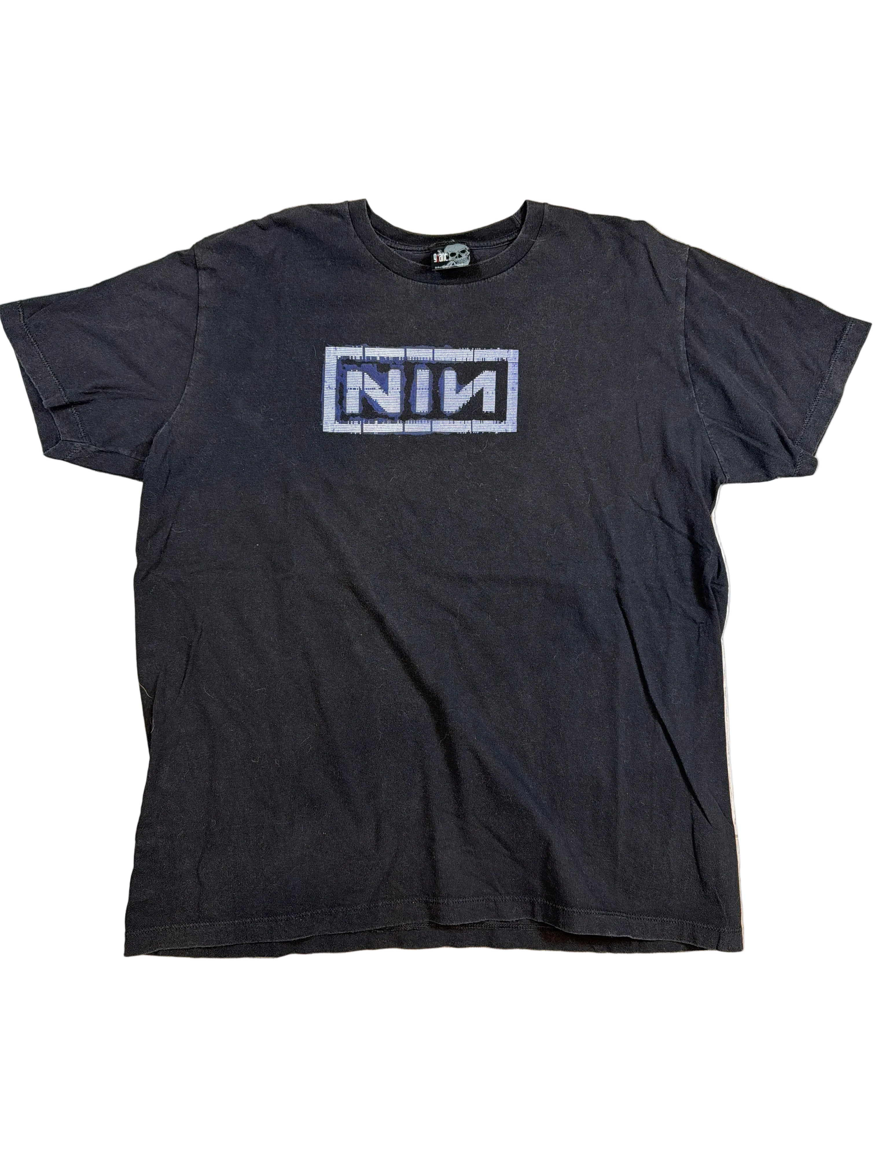00s nine inch nails box logo vintage tee NAILS INCH NINE LOGO-2020