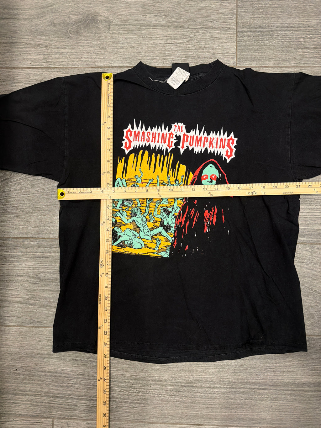 1999 Smashing Pumpkins The Arising Black Giant T-Shirt Large