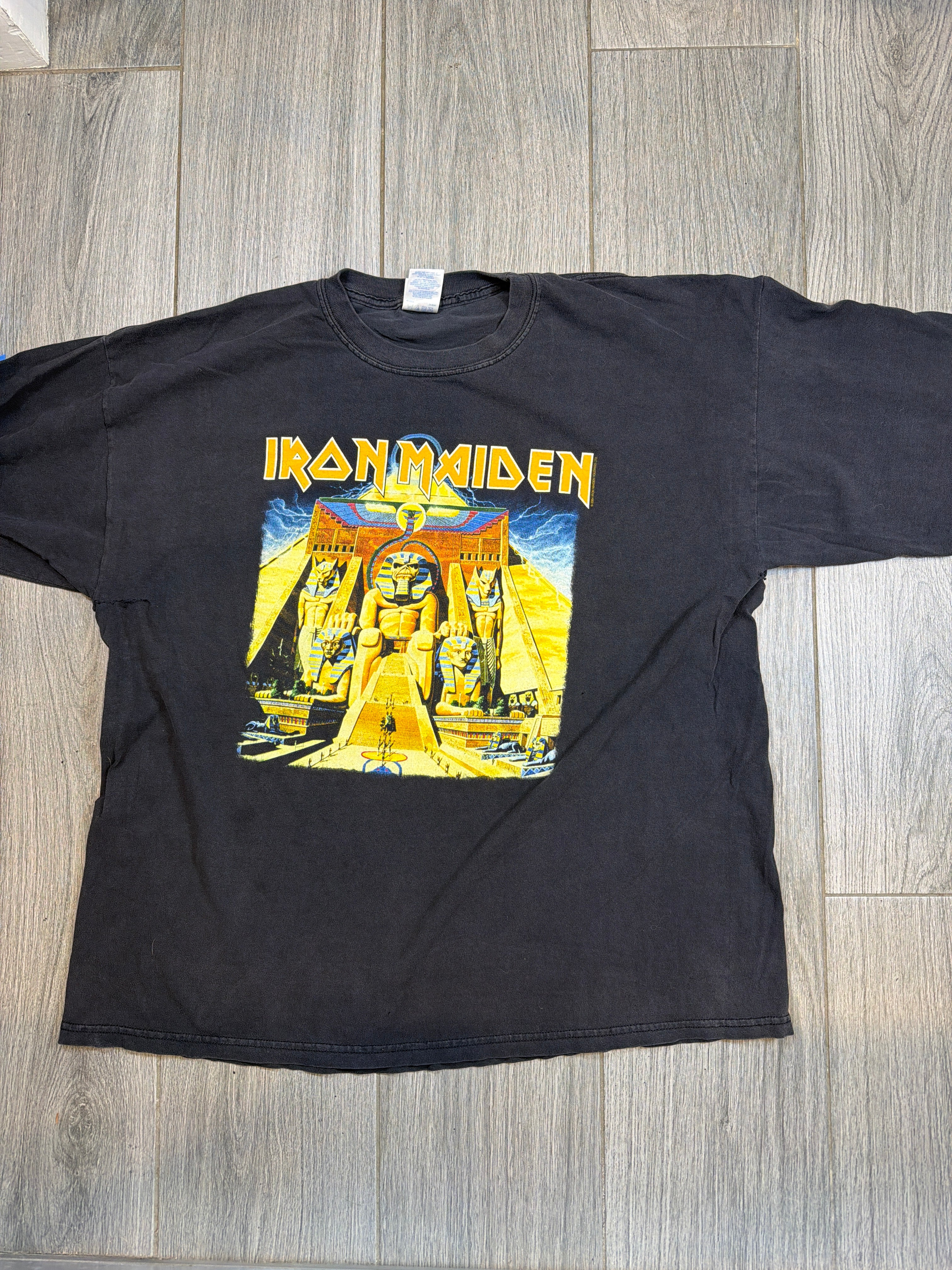 2004 Iron Maiden Power Slave Long Sleeve Black T-Shirt