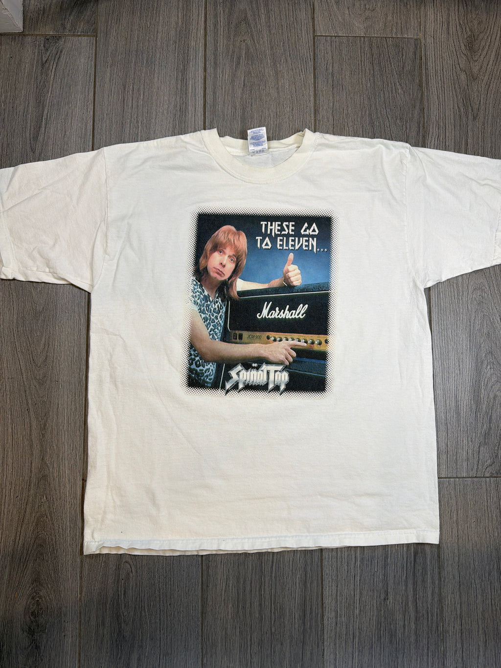 90s Spinal Tap These Go To Eleven Gildan White T-Shirt