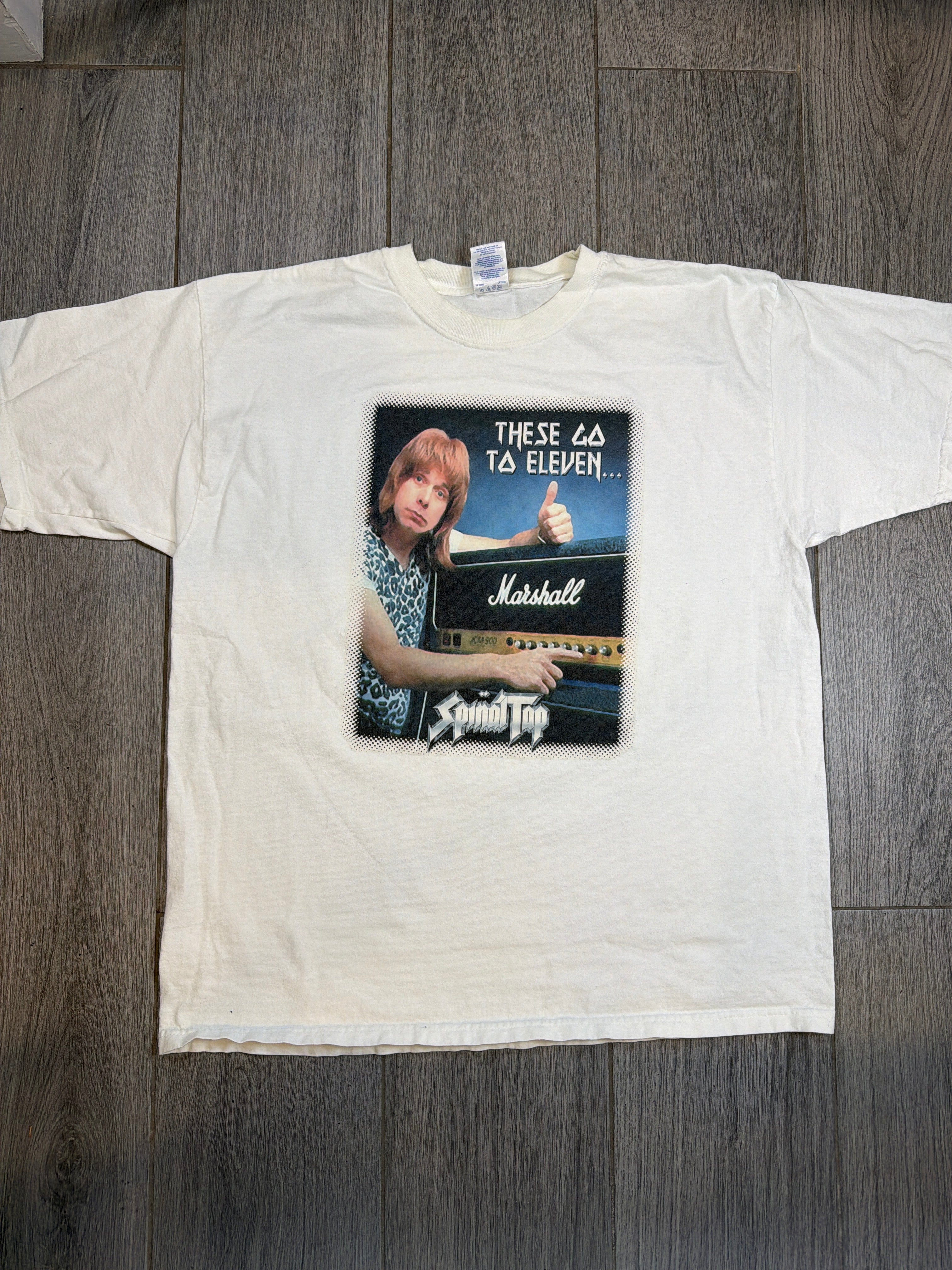 90s Spinal Tap These Go To Eleven Gildan White T-Shirt