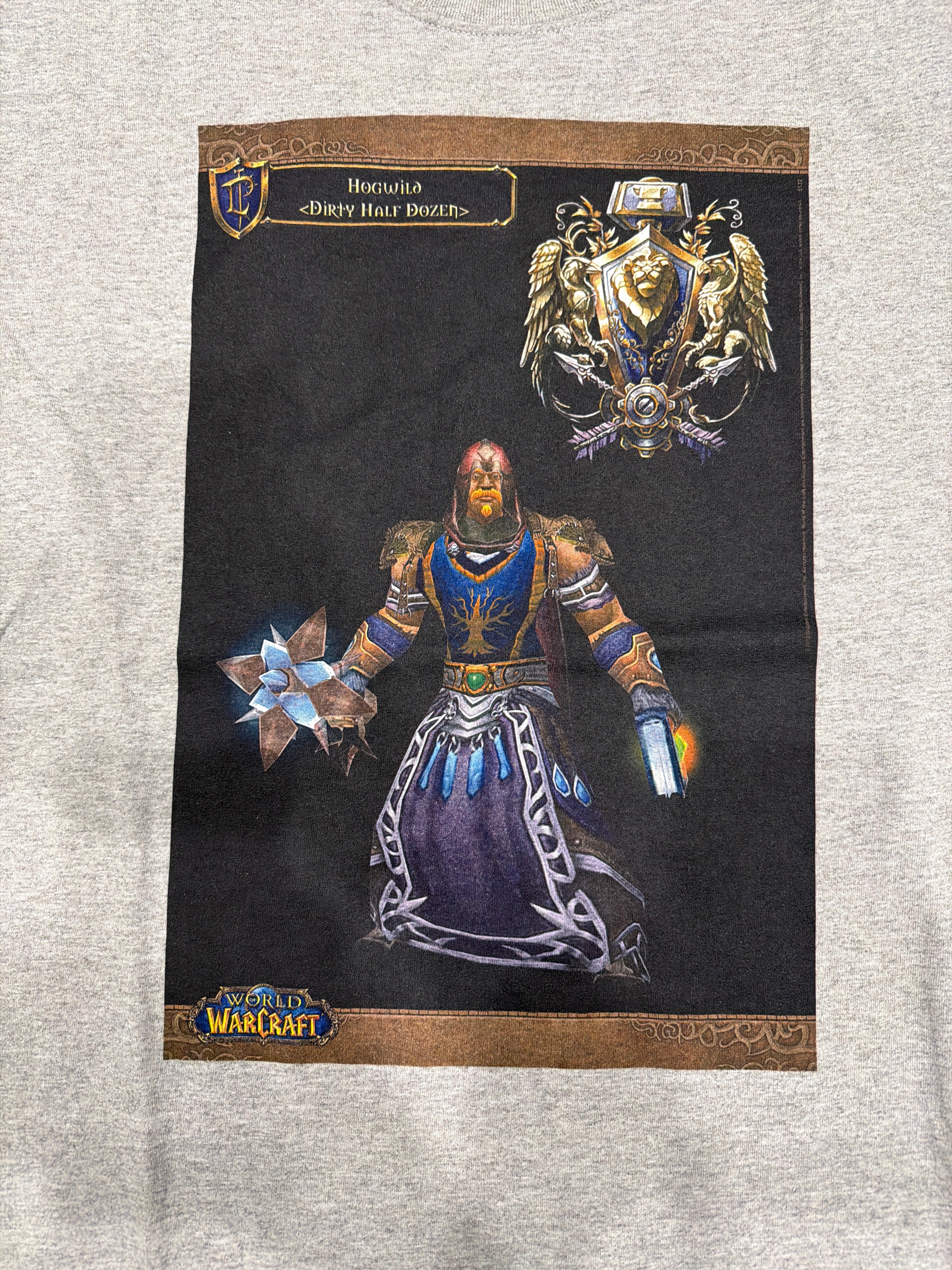 00s World Of Warcraft Hog Wild Video Game PC T-Shirt XL