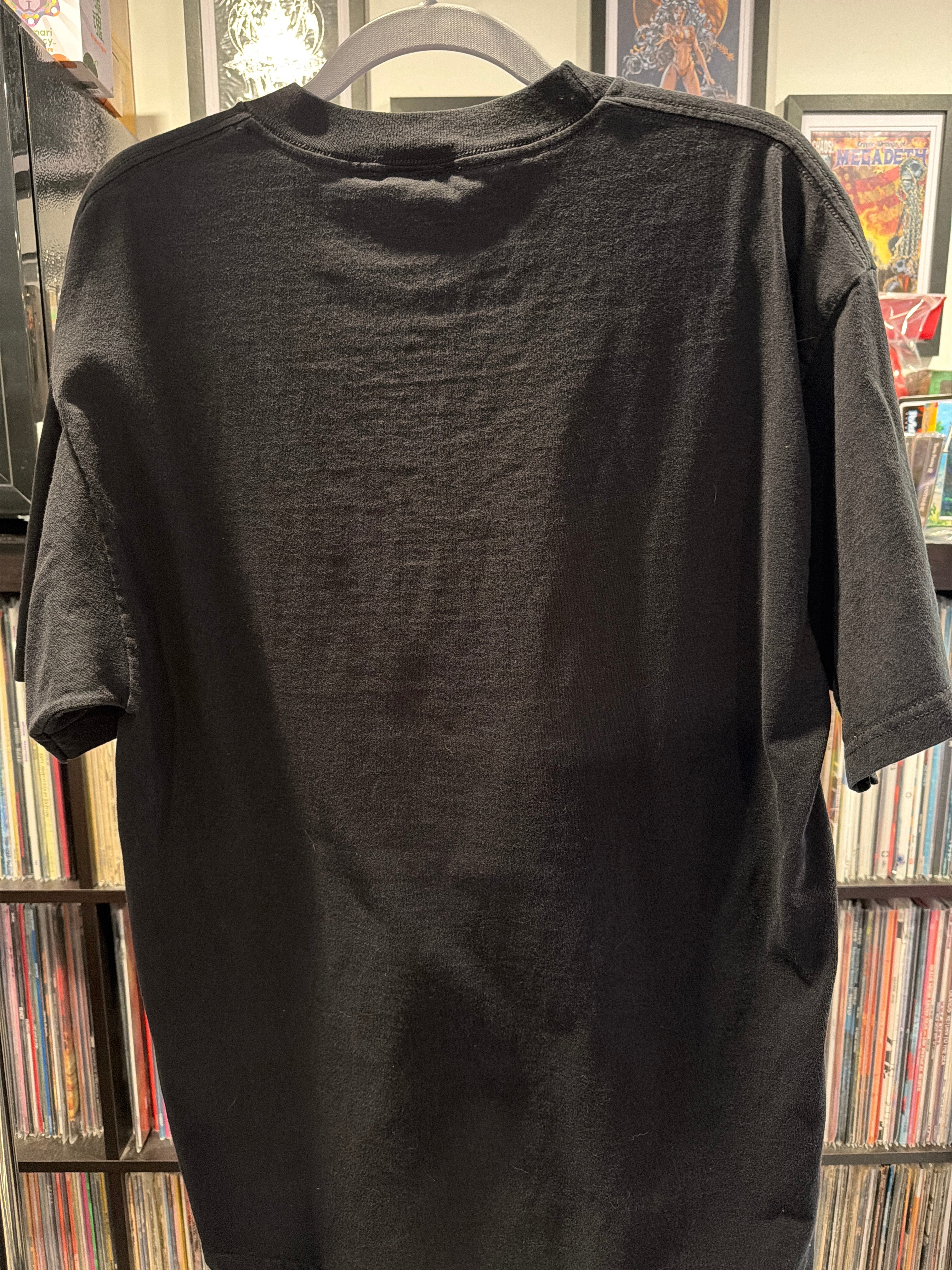 2000 Limp Bizkit Mikrofon Groß Schwarz T-Shirt Nu Metal