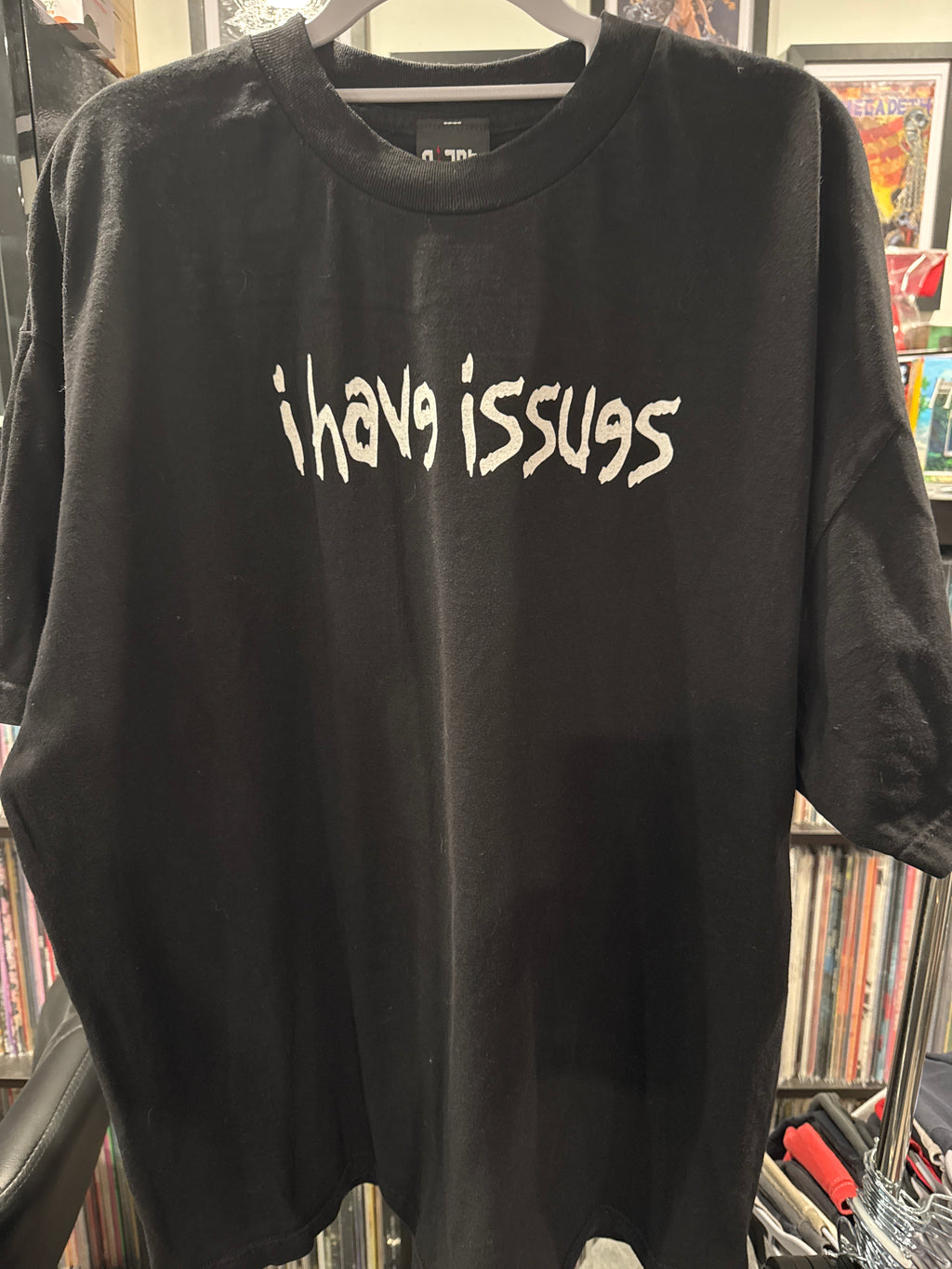 1999 Korn I Have Issues Spellout Black T Shirt Giant XXL