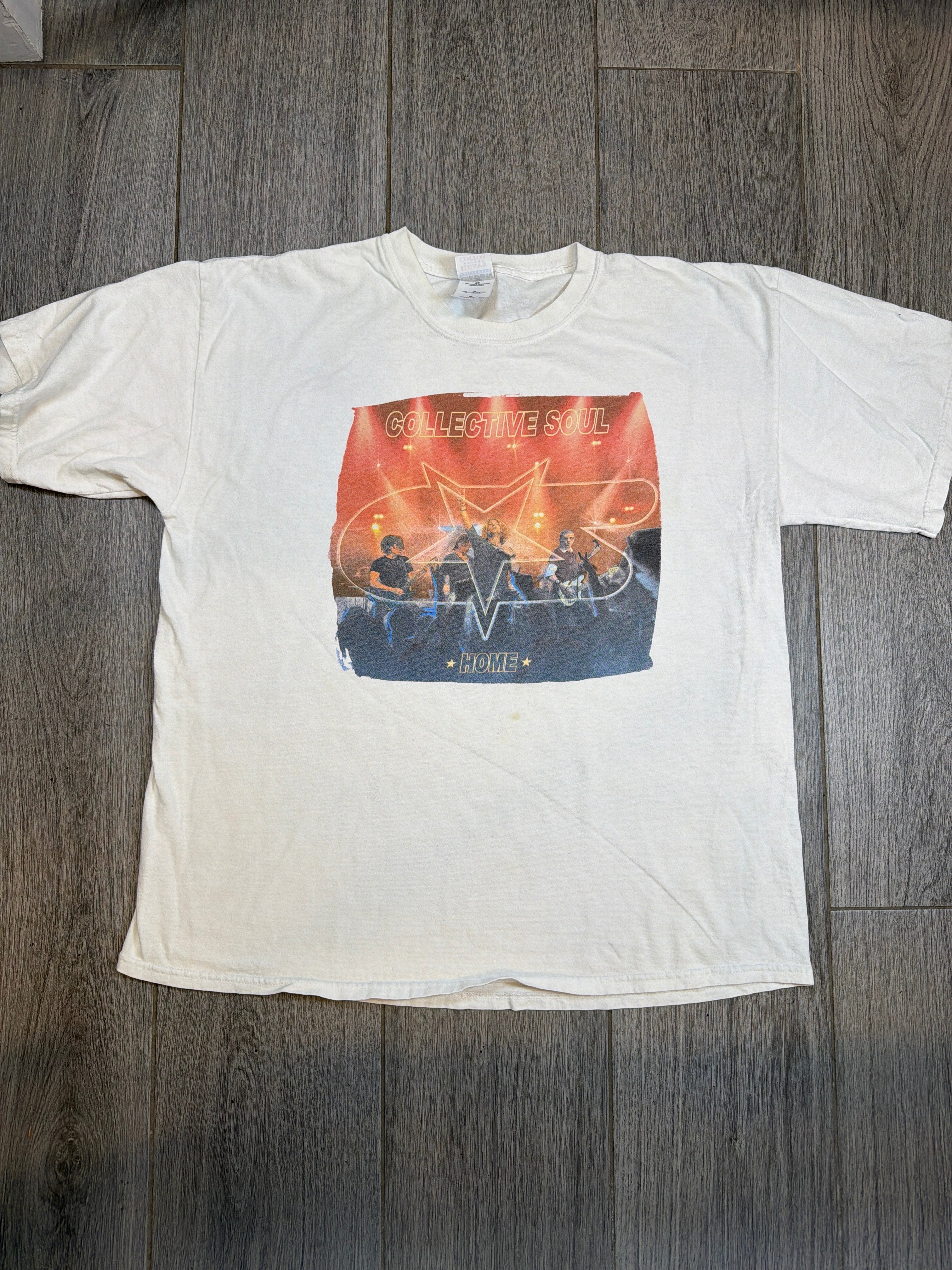90s Collective Soul Home White Gildan T-Shirt XL