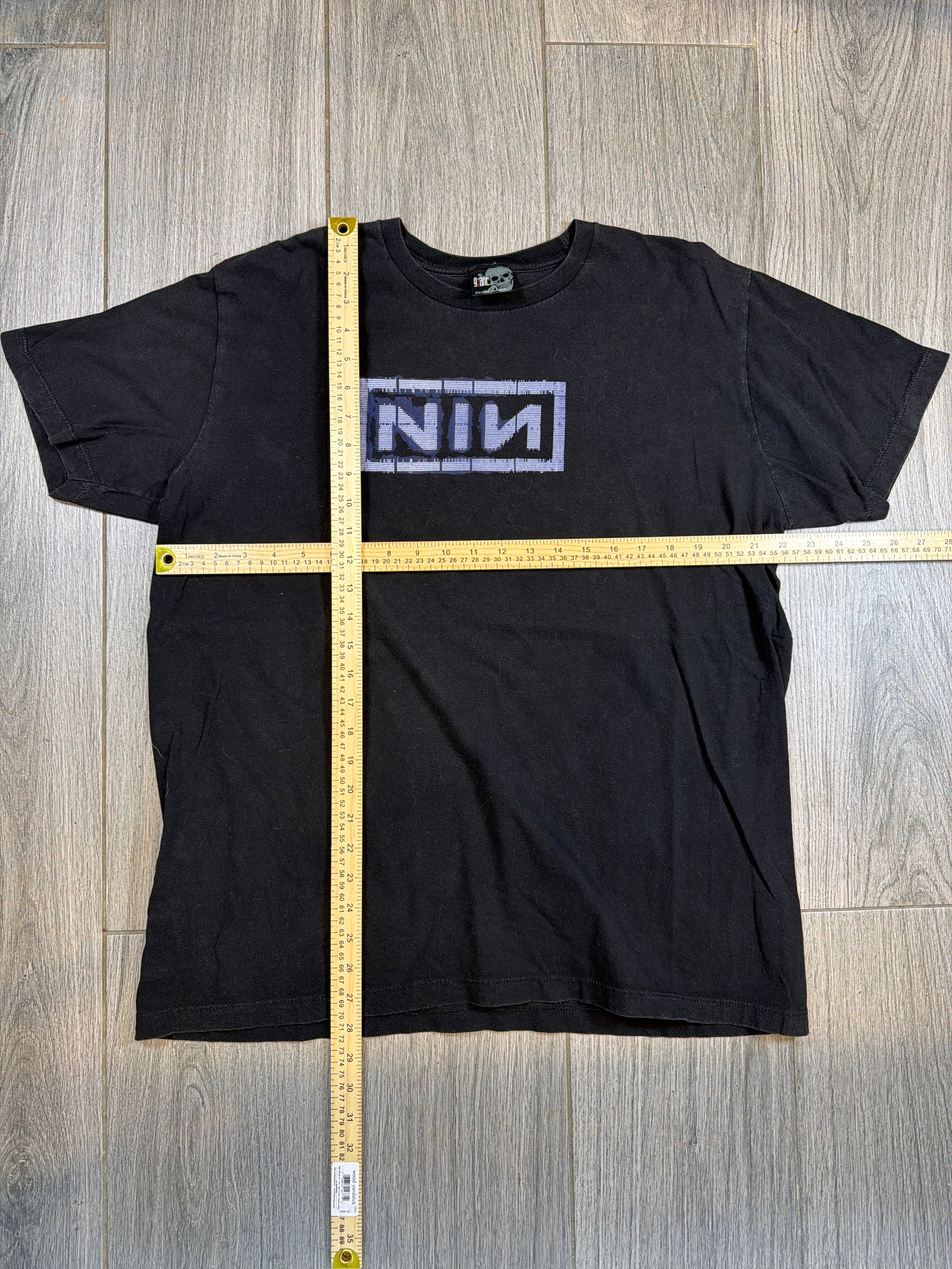 00s nine inch nails box logo vintage tee NAILS INCH NINE LOGO-2020