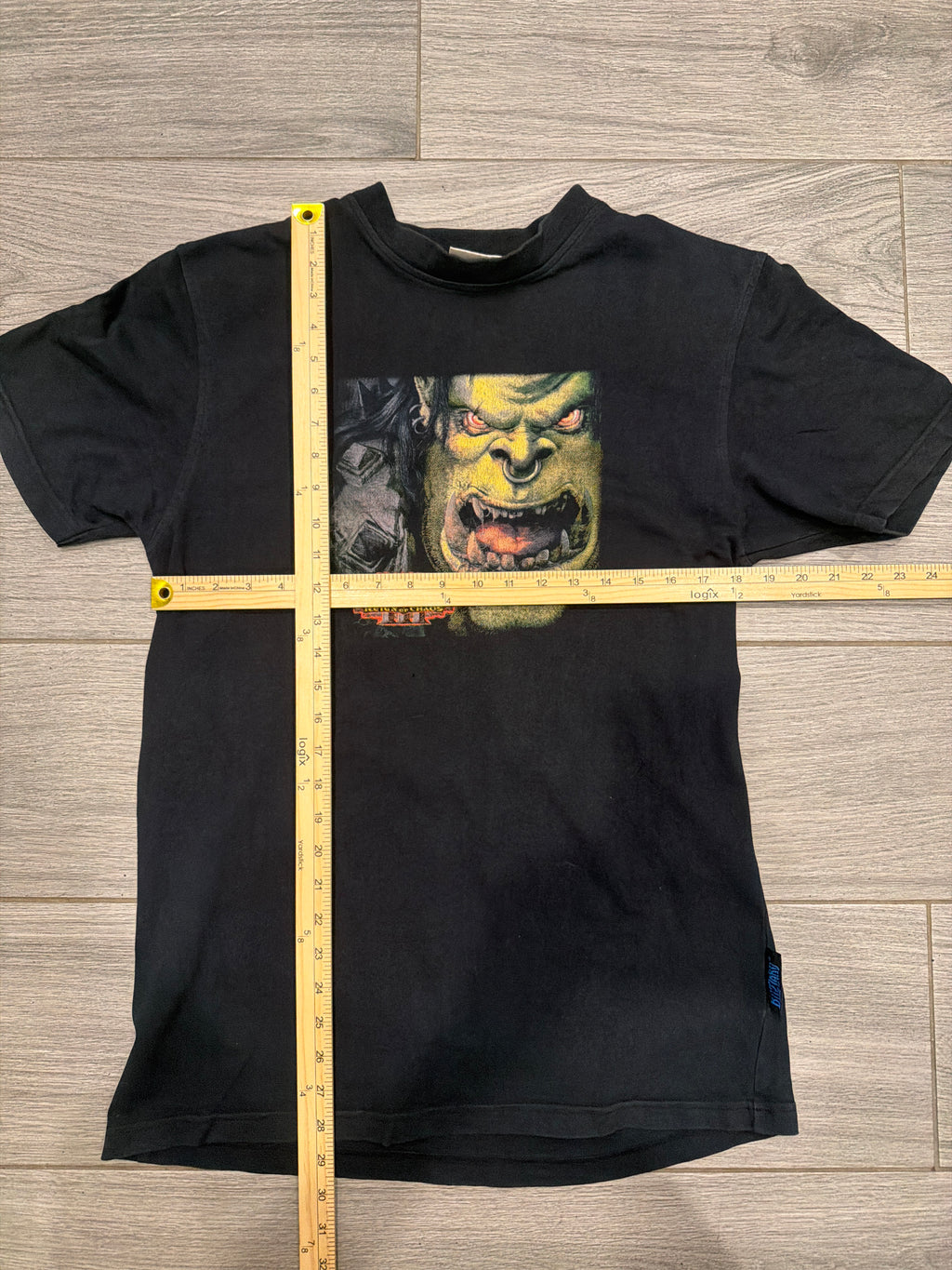 Warcraft III Reign of Chaos Video Game Promo Black T-Shirt Medium/Large