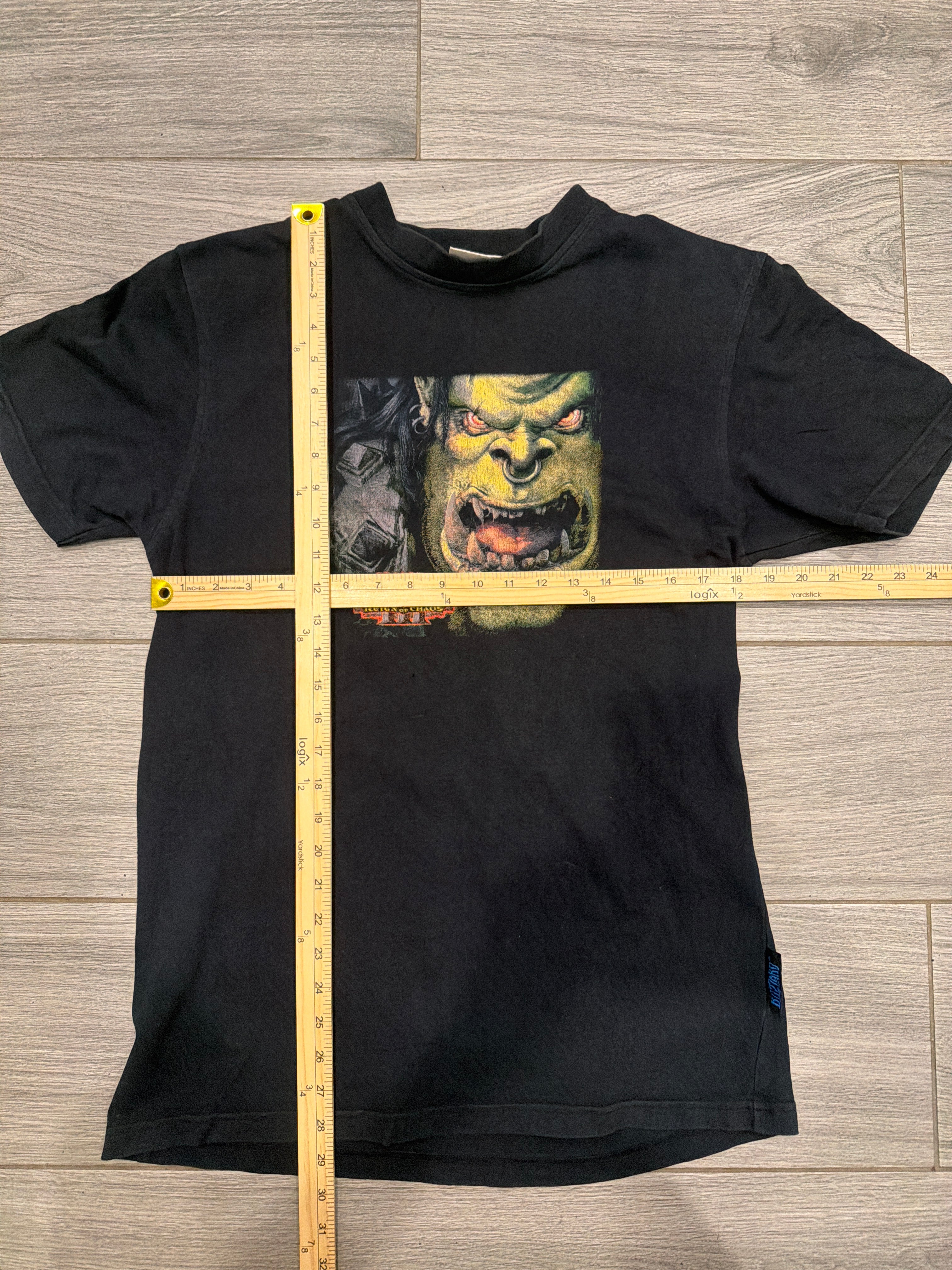 Warcraft III Reign of Chaos Video Game Promo Black T-Shirt Medium/Large