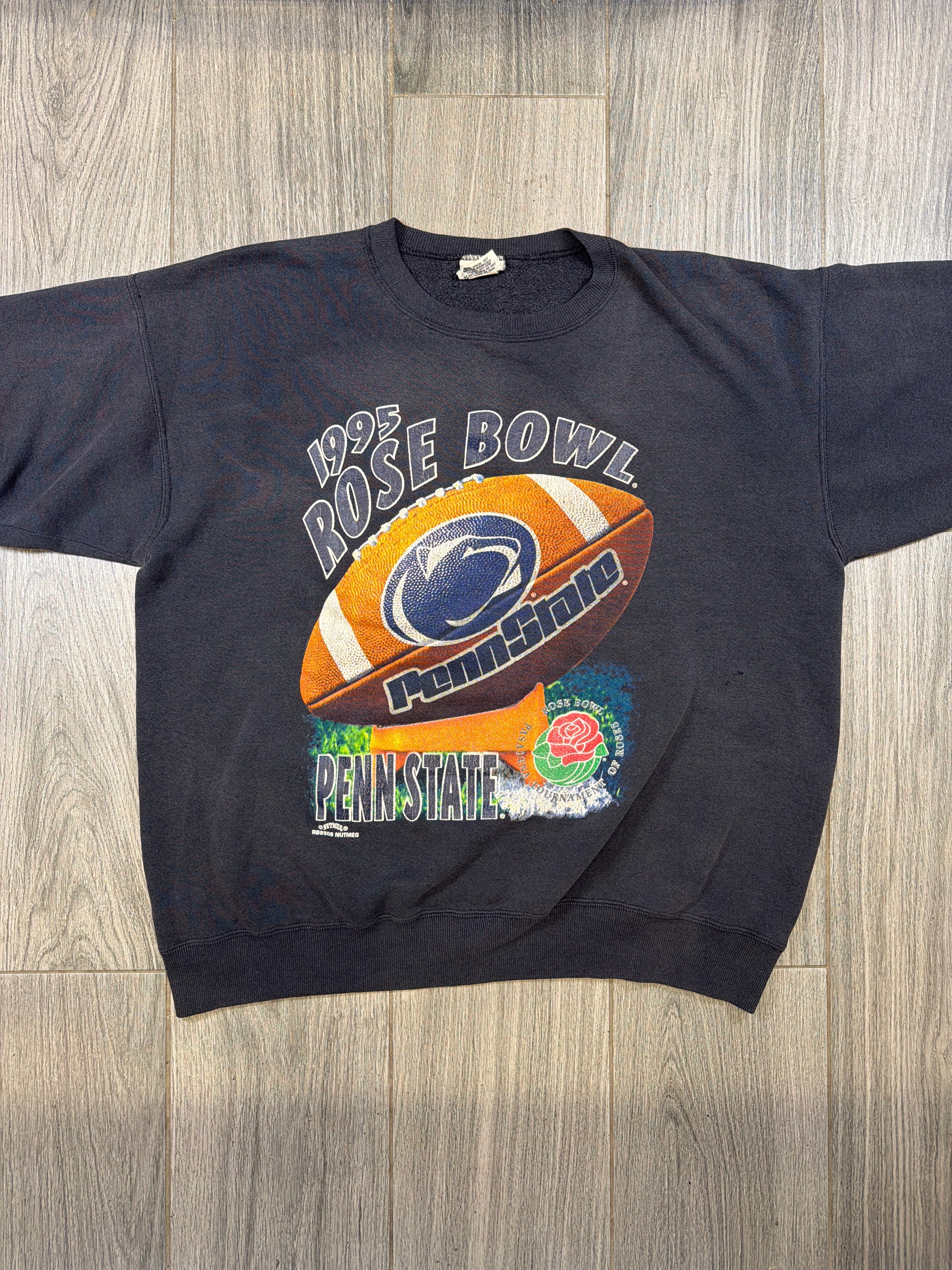 Penn State Nittany Lions Rose Bowl 1995 Rundhals-Sweatshirt Muskatnuss XL