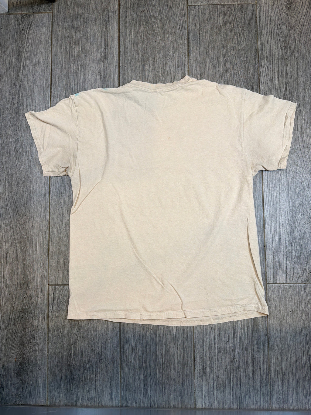 00s Grateful Dead Skeleton Liquid Blue Print Tag White T-Shirt Large