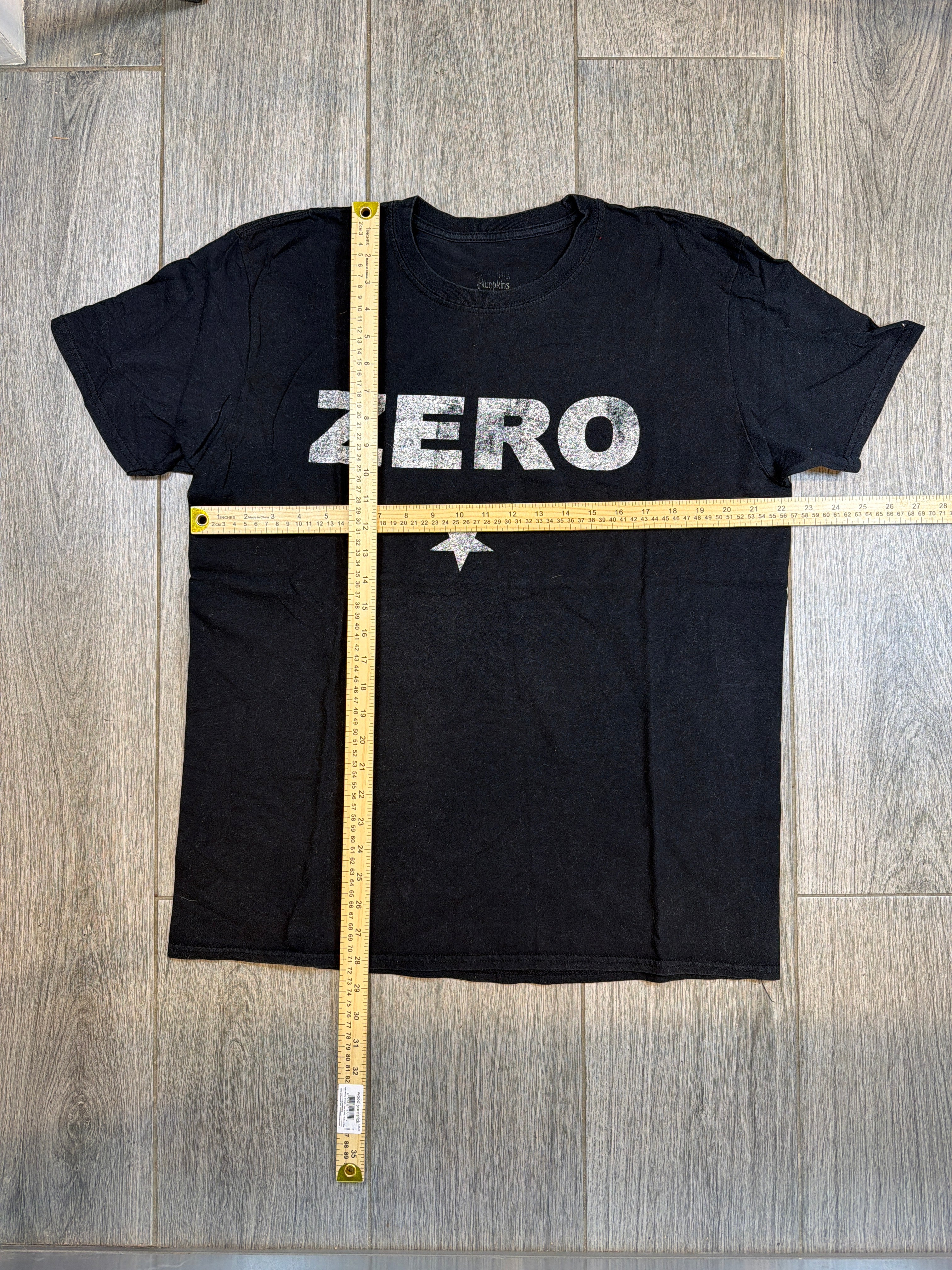 Modern Smashing Pumpkins Zero Star Band Black T-Shirt XL