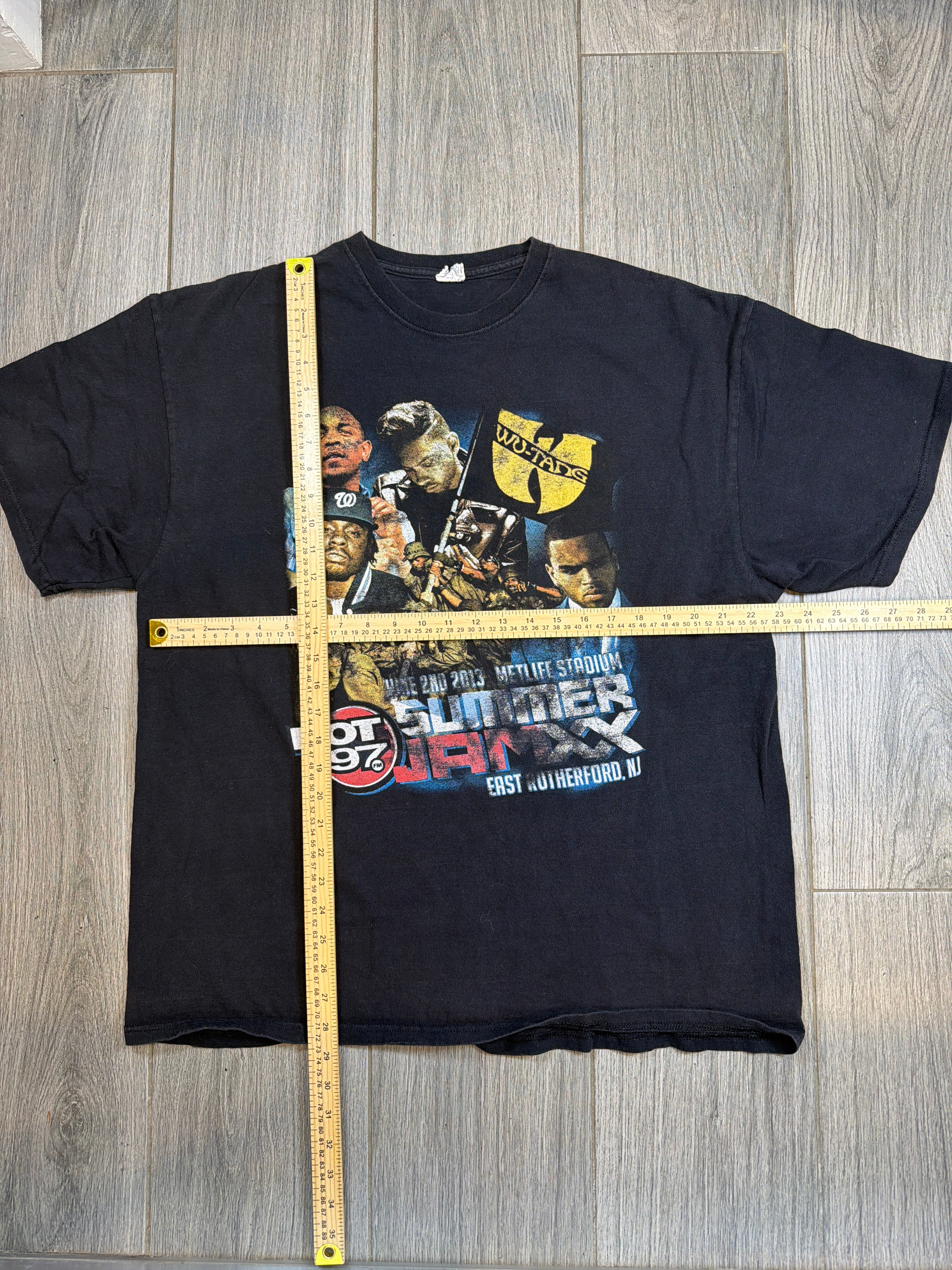 2013 Hot 97 Summer Jam Tour Wu Tang Kendrick Lamar T-Shirt XXL