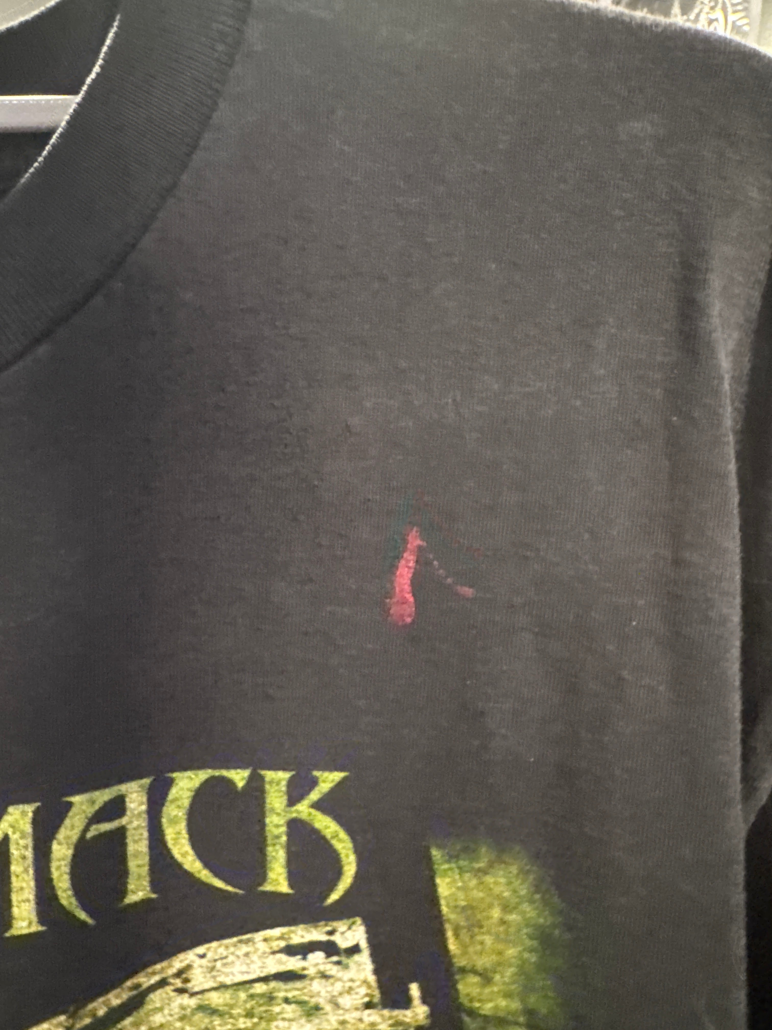 2000 Godsmack Tour Black T Shirt Giant Large