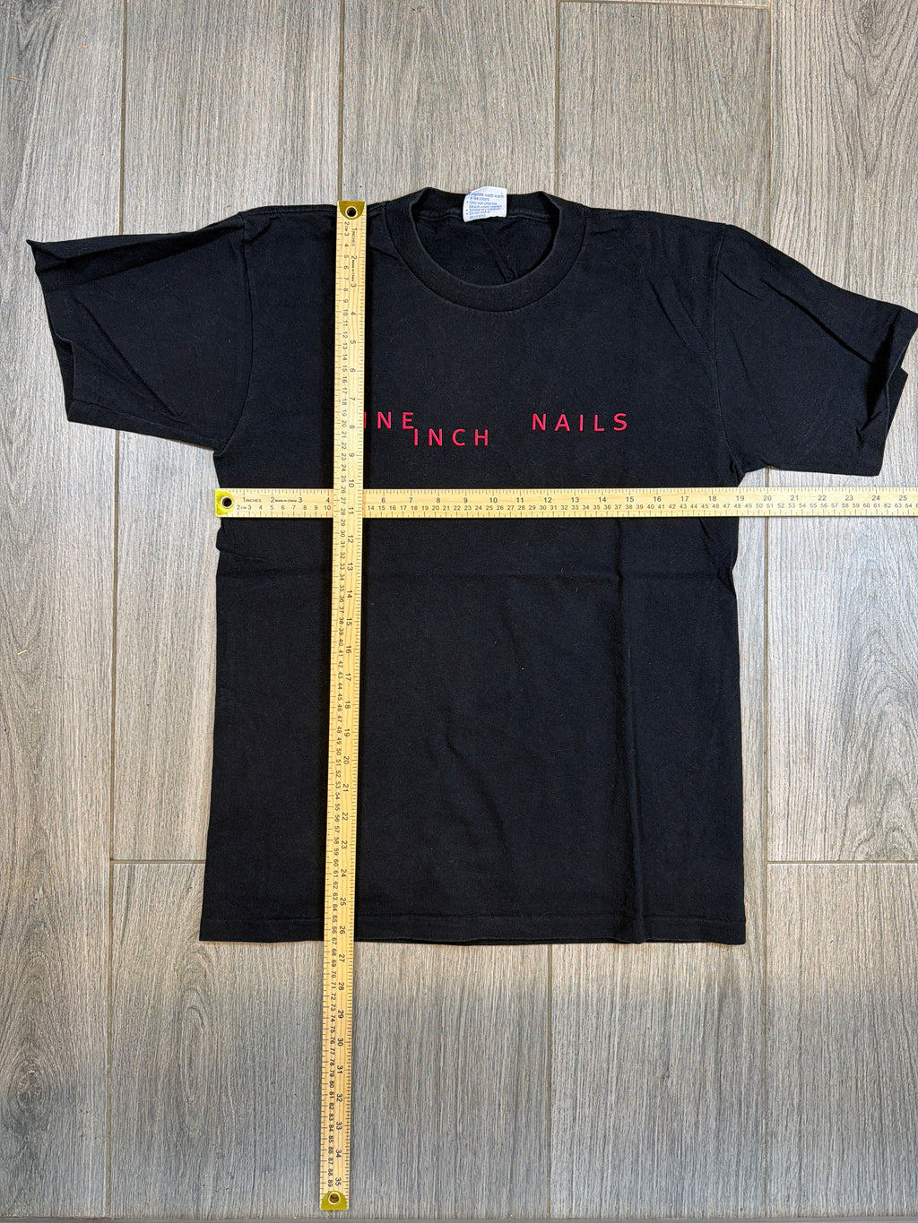 90s Nine Inch Nails Nothing Tried To Save Myself Black T-Shirt Medium