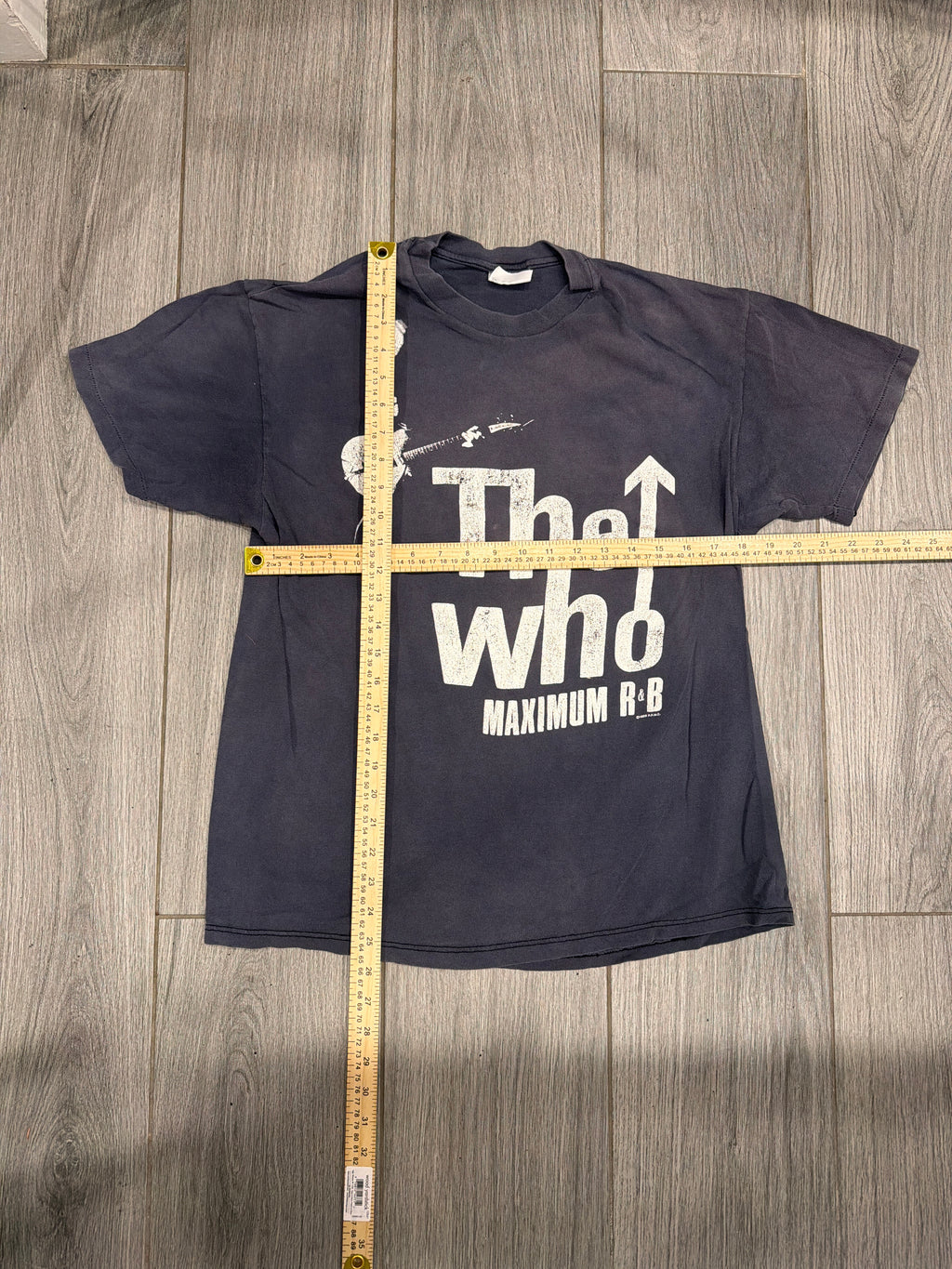 1989 The Who The Kids Are Alright Tour Black Faded T-Shirt XL