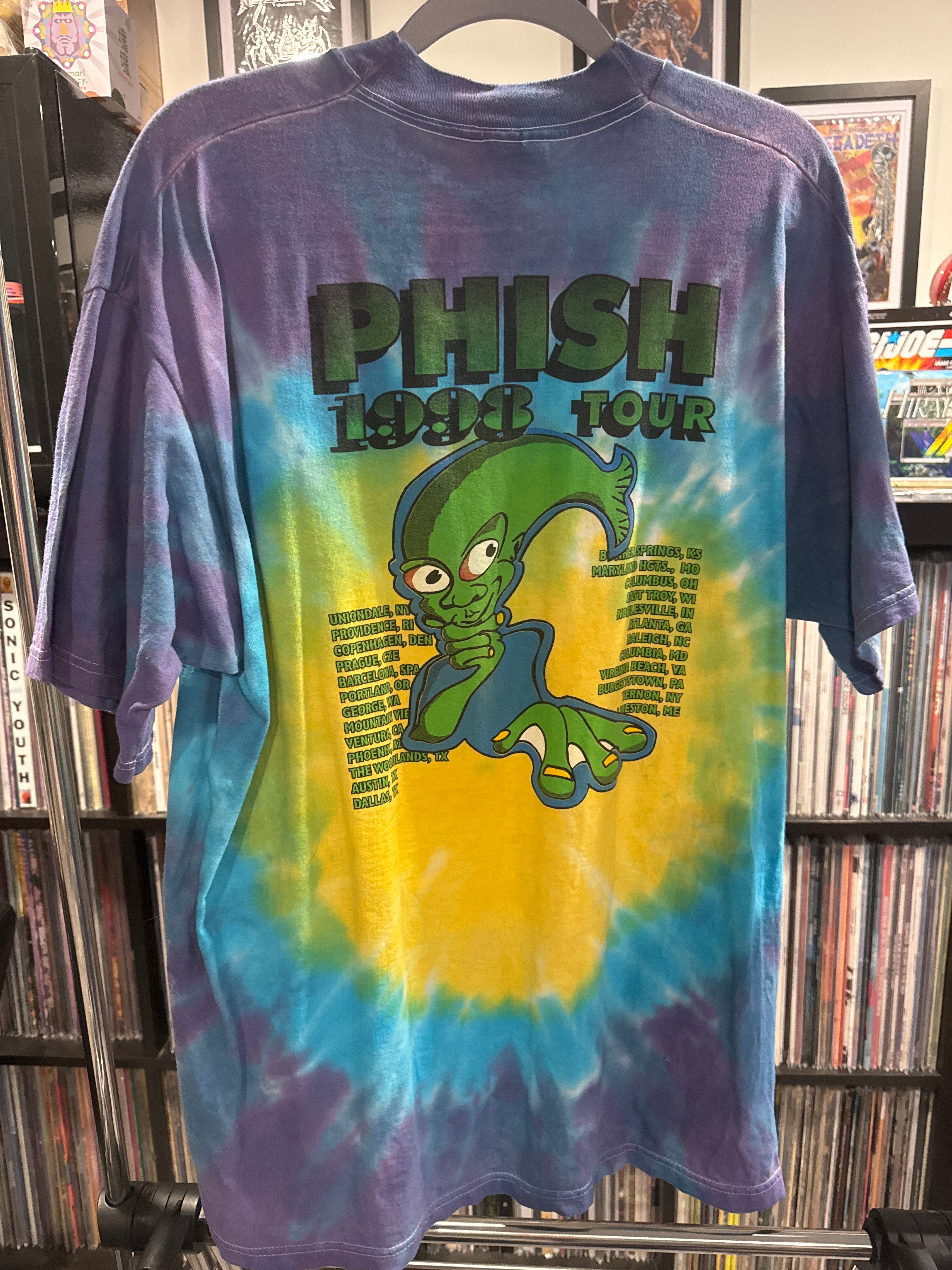 1998 Phish Tour Tie Dye XL Fruit of the Loom