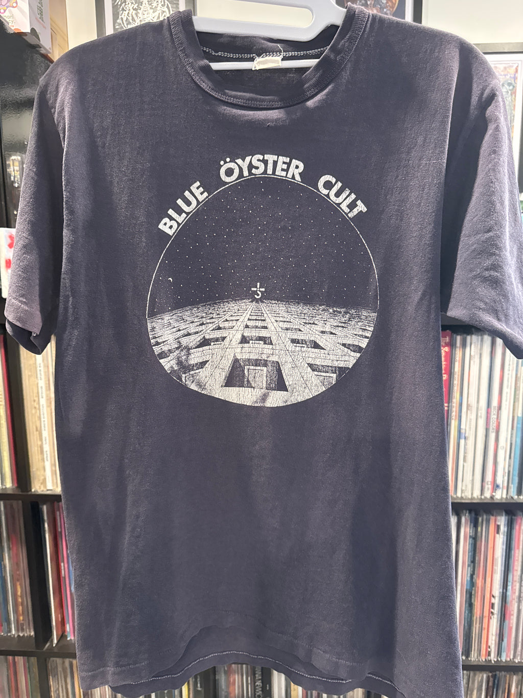 Blue Oyster Cult Vintage T Shirt Blue Single Stitch M Reaper
