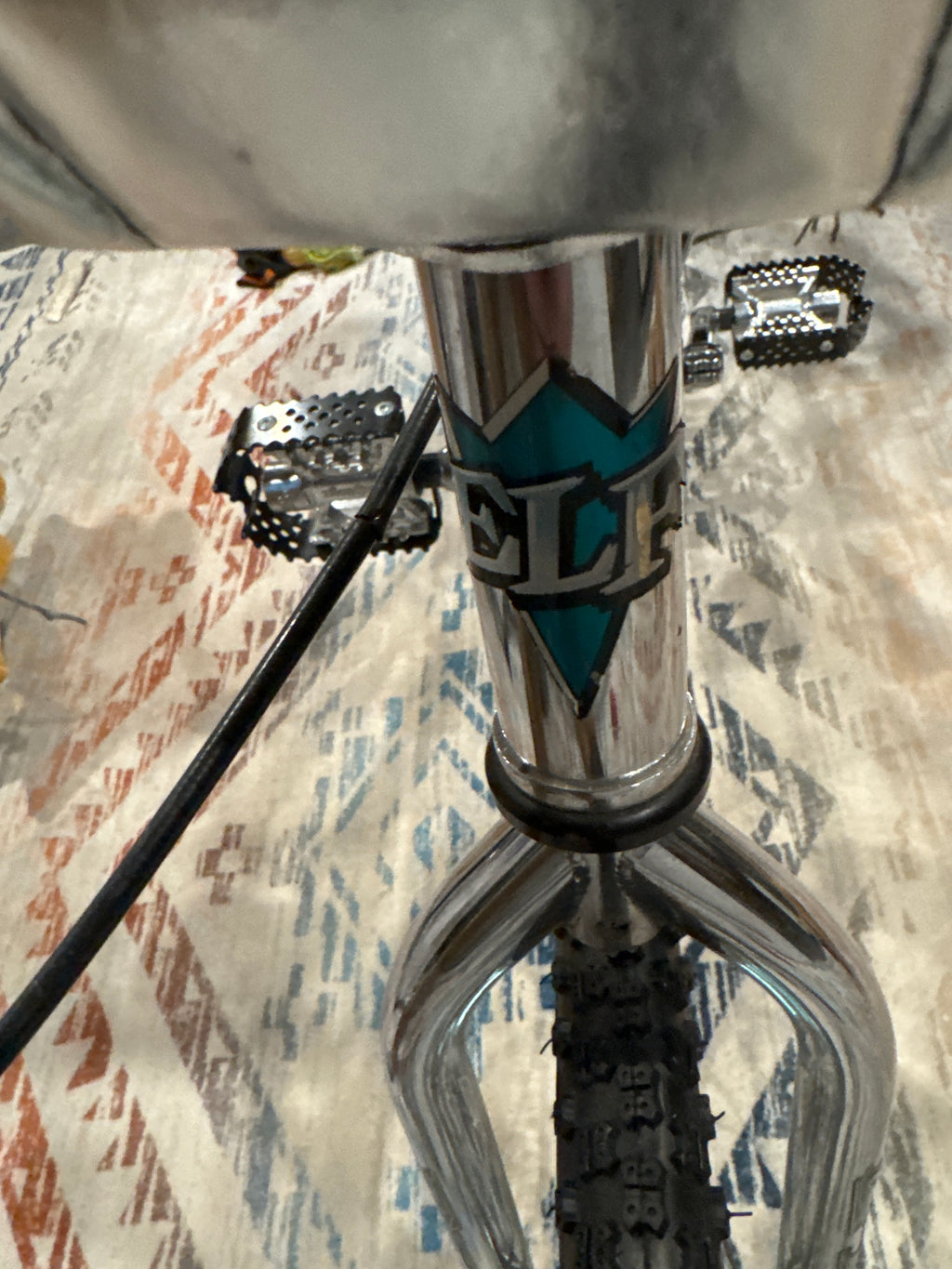 1996 ELF Z1 Vintage BMX bike Chrome/teal