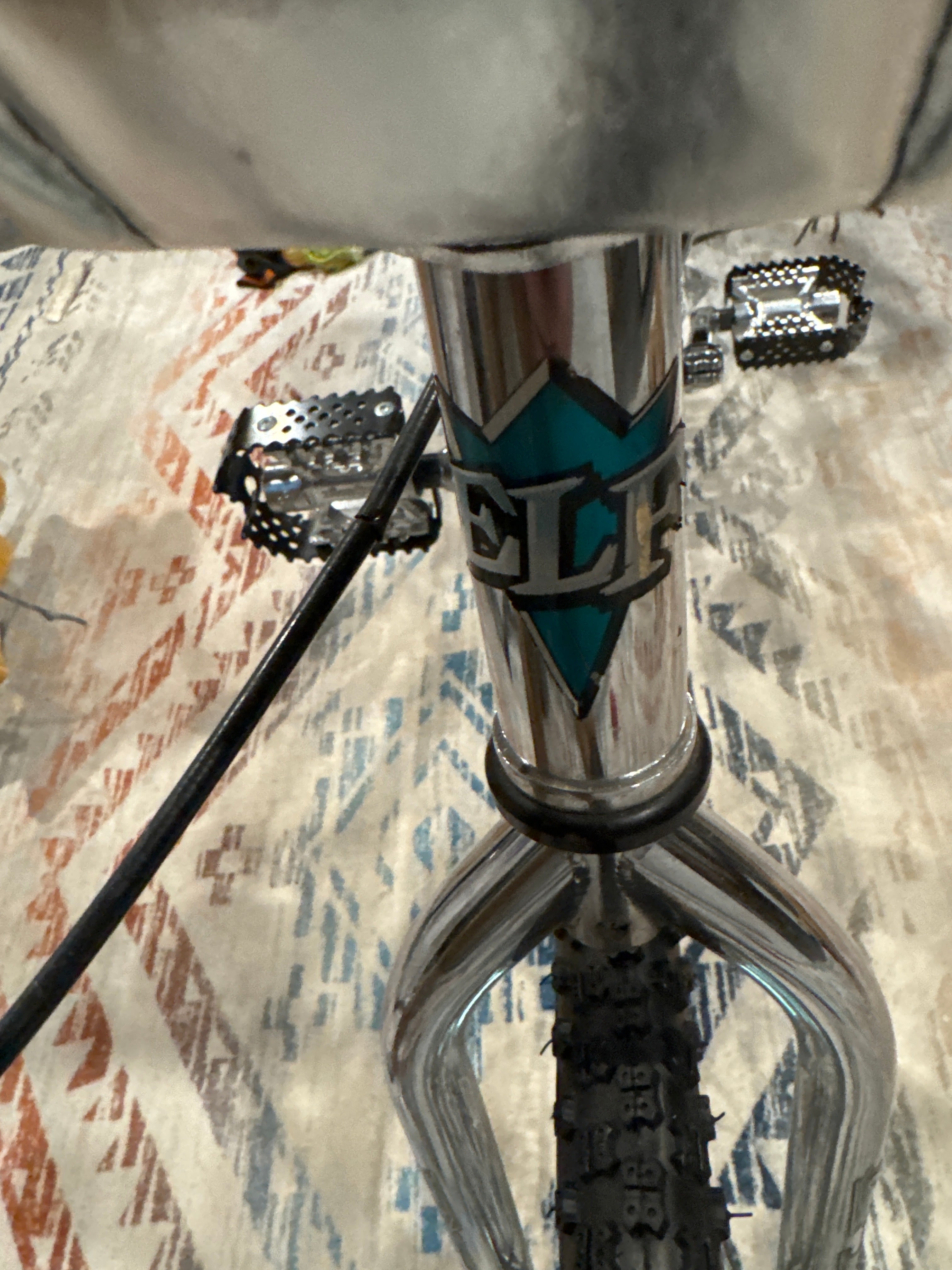 1996 ELF Z1 Vintage BMX bike Chrome/teal