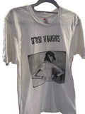 90s Sioxsie and the Banshees Nude Shirt M Hanes White