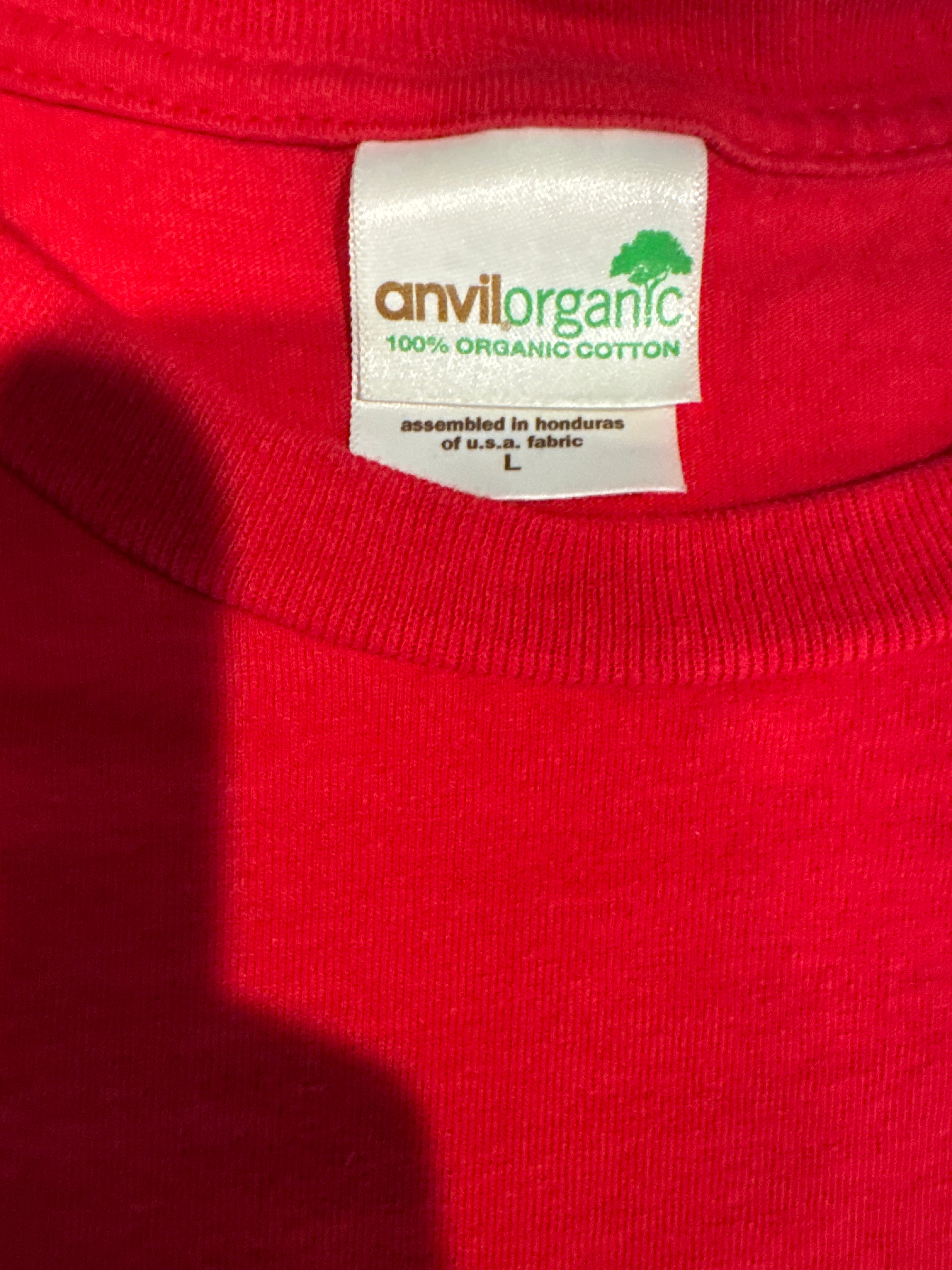 08 Pearl Jam Bonnaroo Festival Red T-Shirt Elvis Large