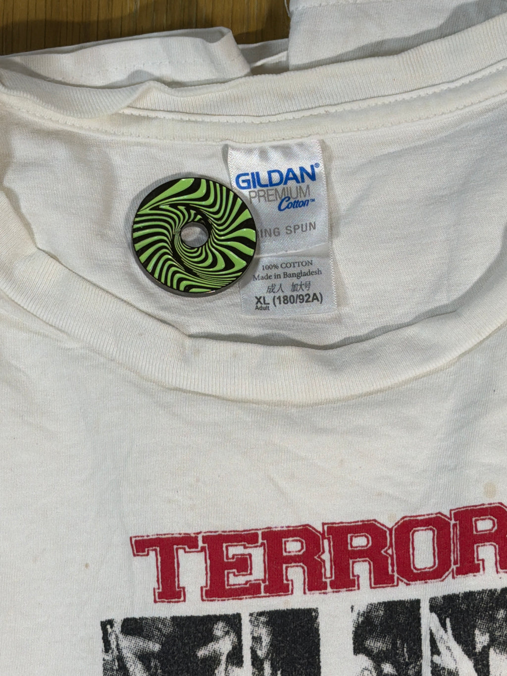 Terror The Twenty Fifth Hour Hardcore Metal White T-Shirt WXL