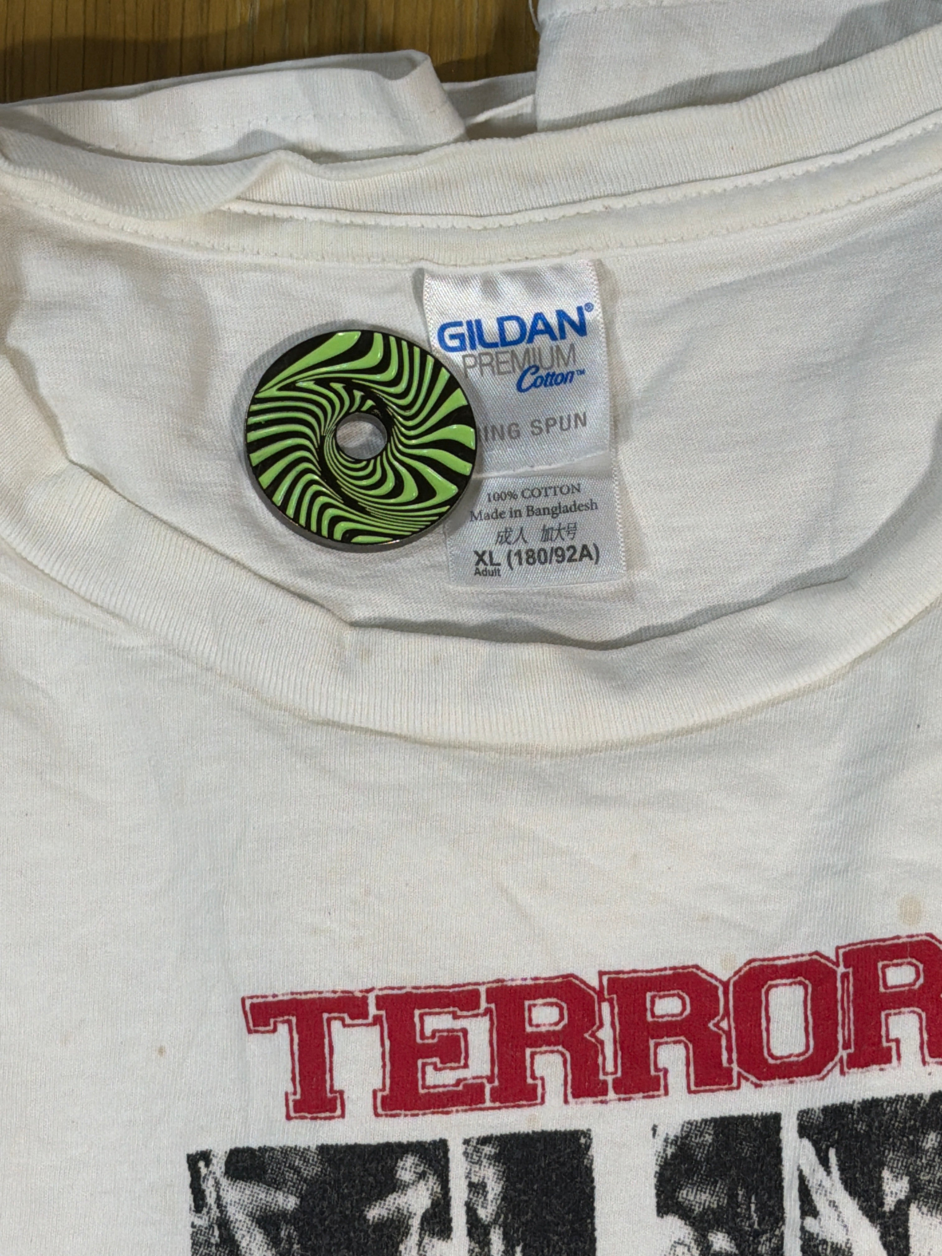 Terror The Twenty Fifth Hour Hardcore Metal White T-Shirt WXL