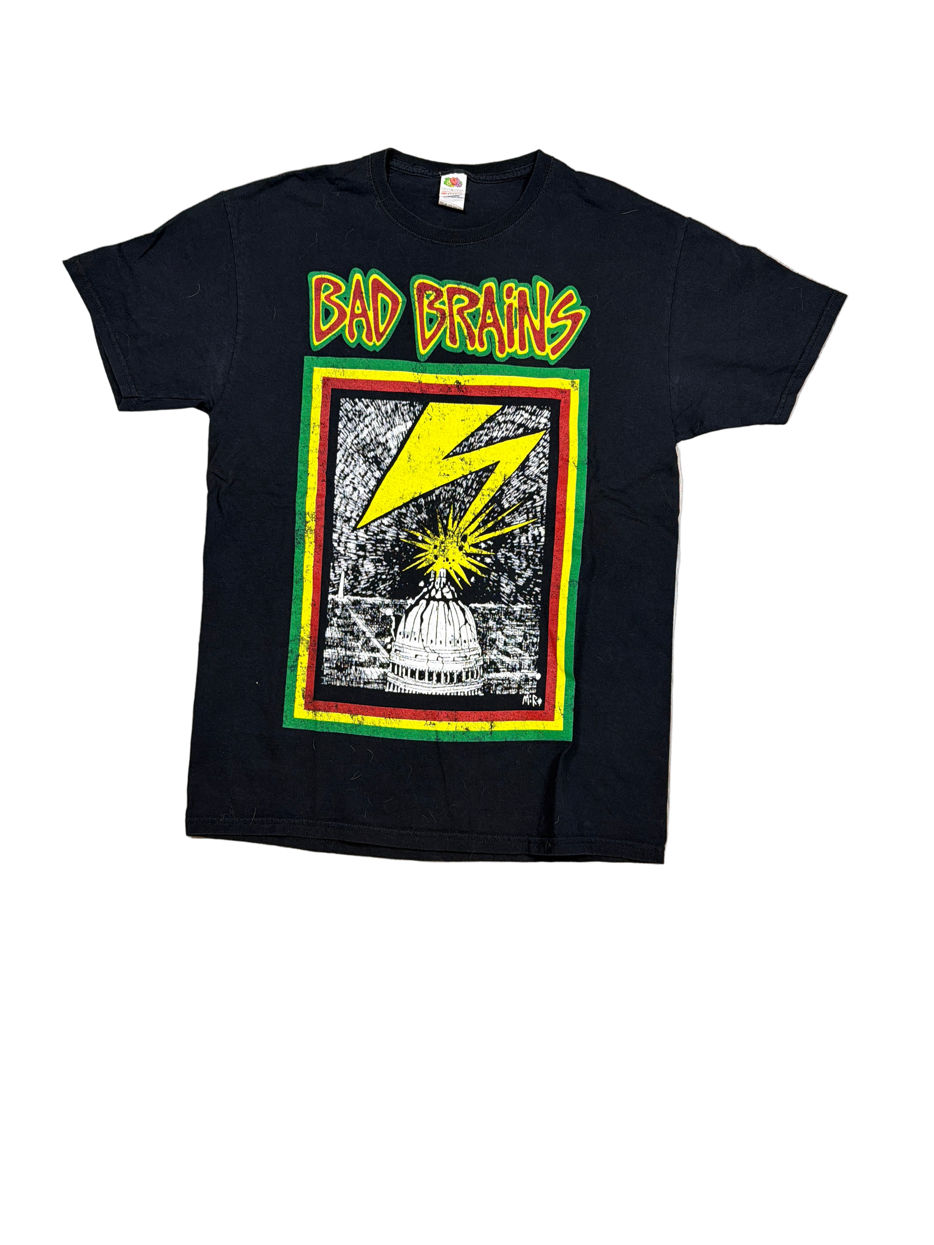 Bad Brains 'Capitol Strike' DC Black FOTL Tag T-Shirt Medium