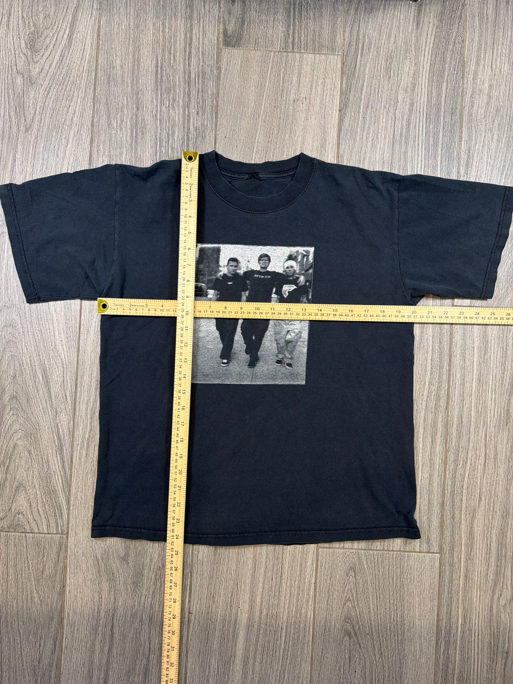 Blink 182 „Pop Disaster“ 2002 Tour Schwarzes T-Shirt Größe M