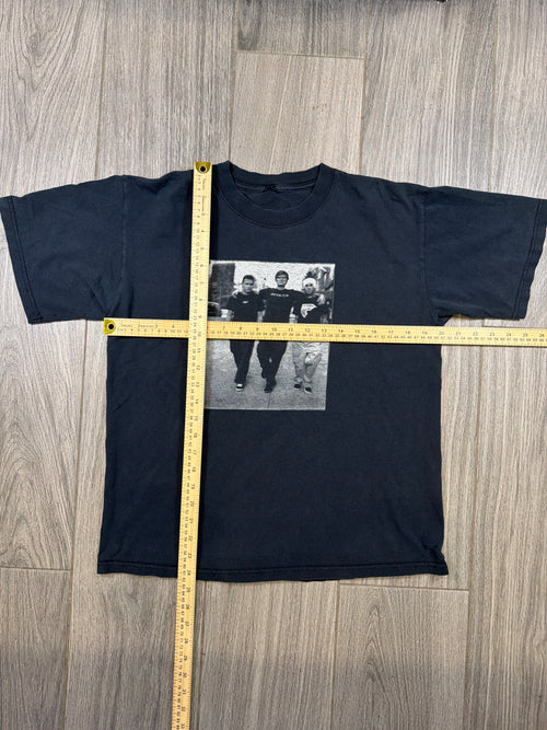 Blink 182 'Pop Disaster' 2002 Tour Black T-Shirt Medium
