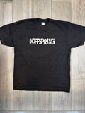 90s The Offspring Spellout Black Pacific Punk Band T-Shirt XL