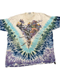 1996 Grateful Dead Ski Bear Liquid Blue Tie Dye T-Shirt 2X