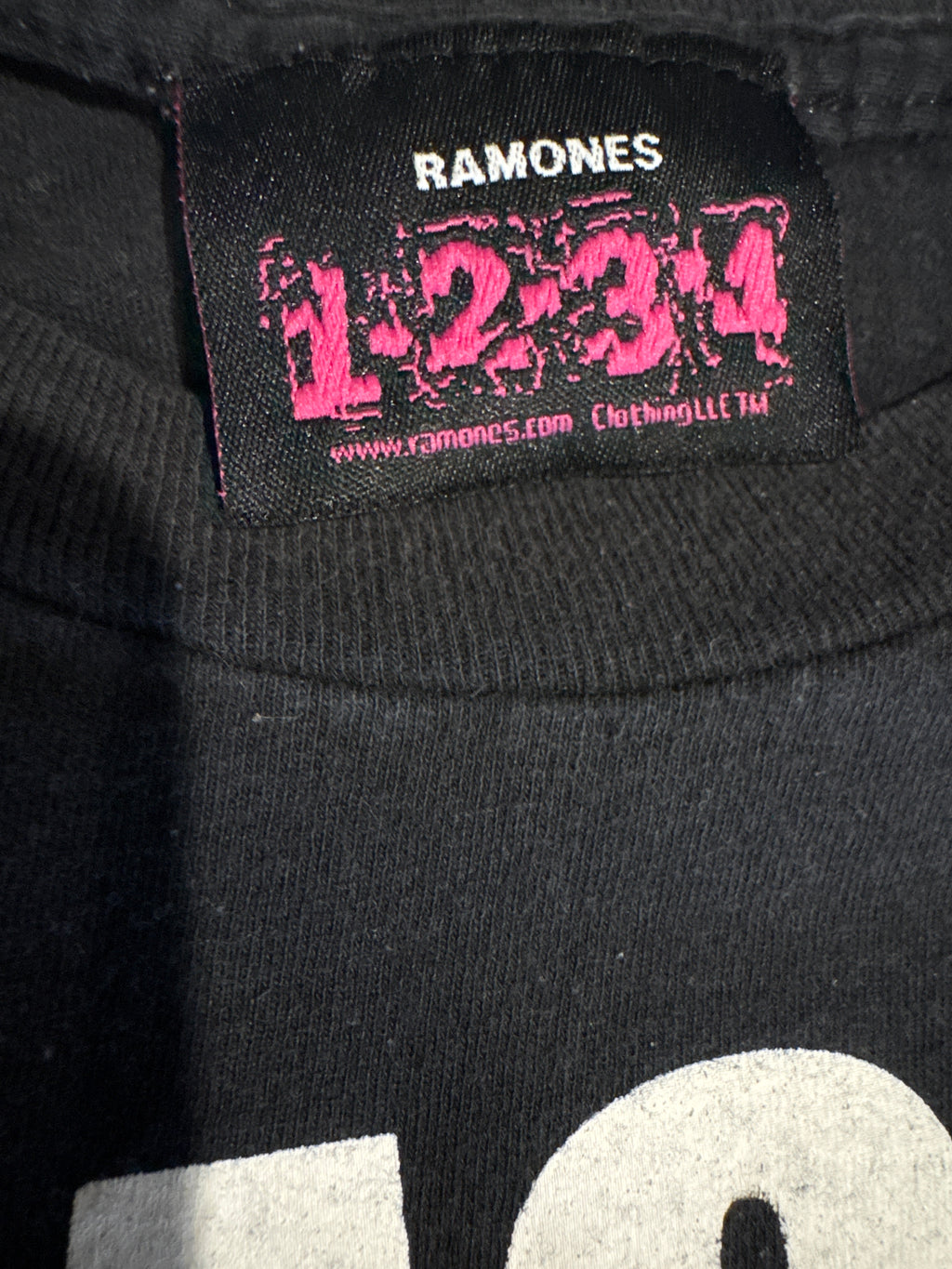 00s The Ramones Presidential Seal Logo Black Band T-Shirt Medium