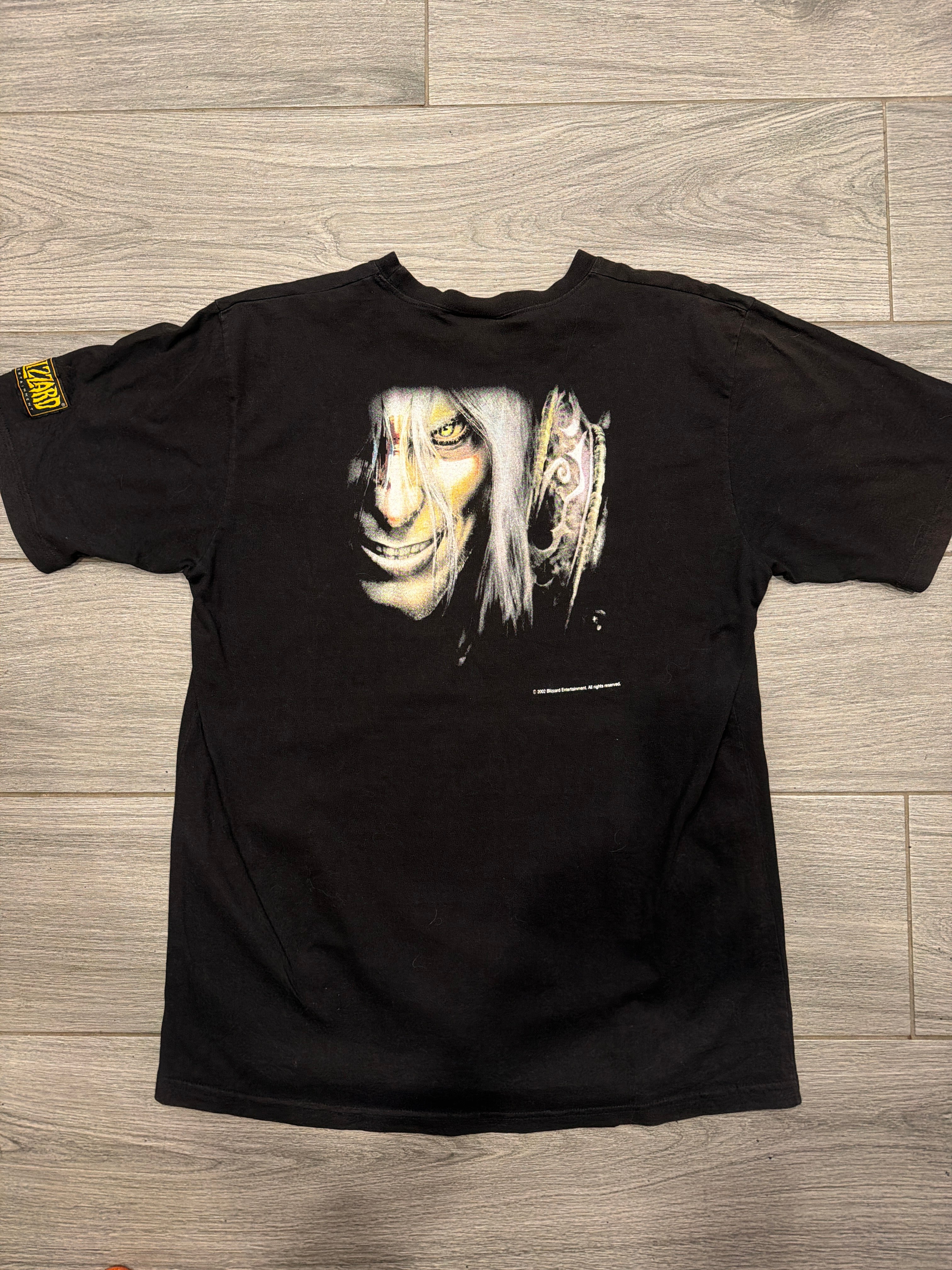 2002 Warcraft III Frozen Throne Expansion Set T-Shirt Large