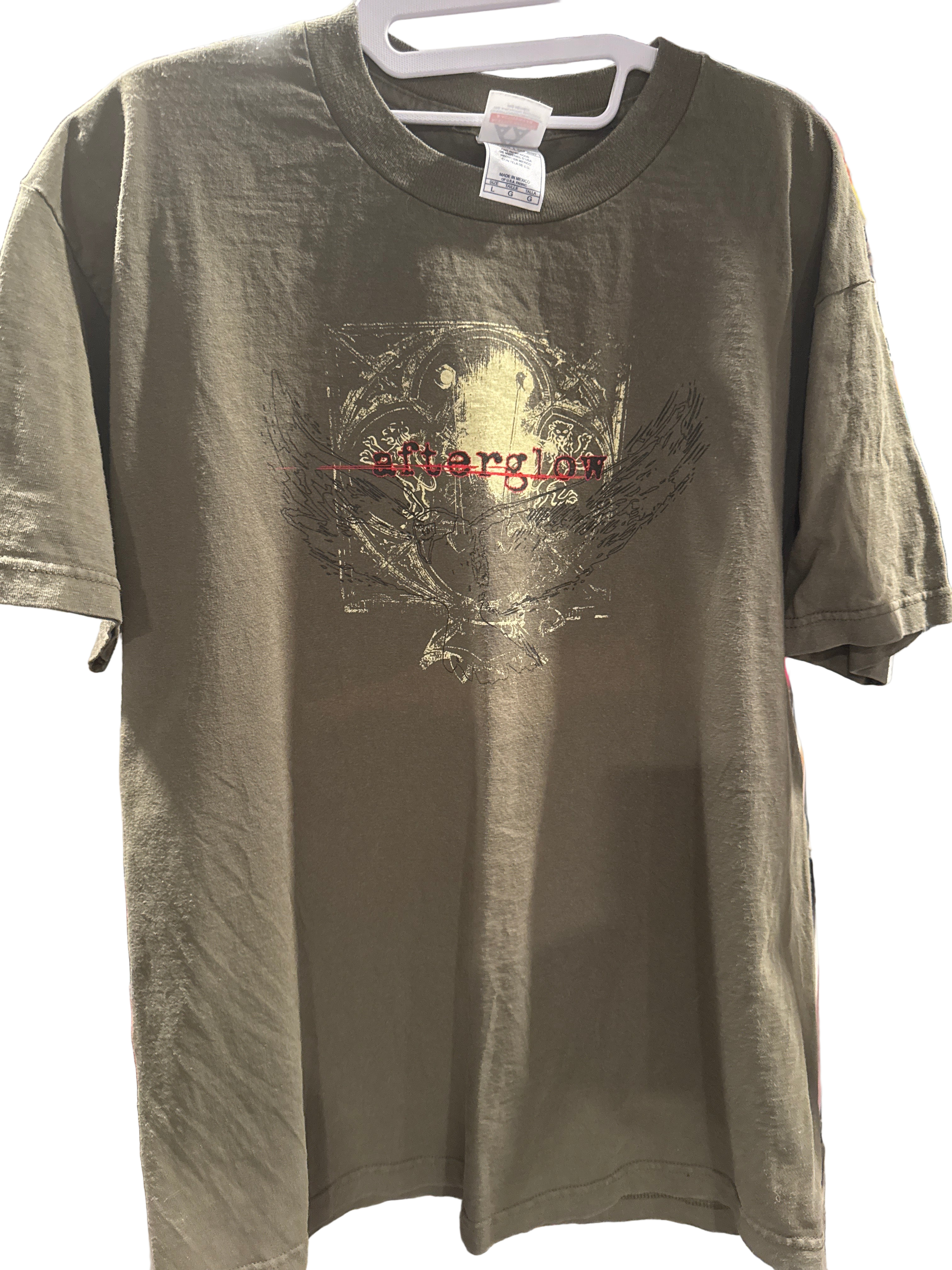 2003 Sarah McLachlan Afterglow World Tour Green Large AAA T-Shirt