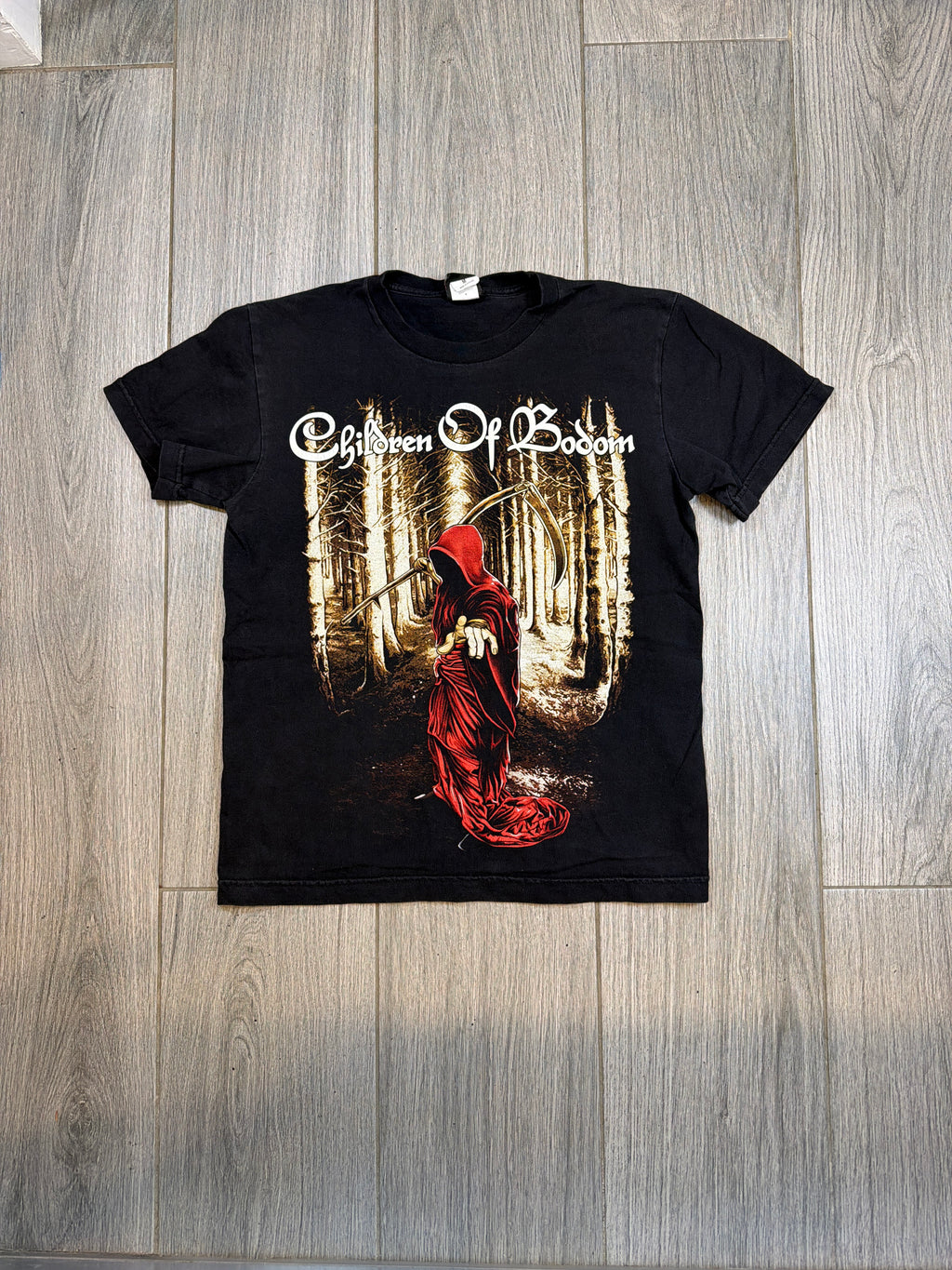 Children of Bodom Grim Reaper Black T-Shirt S/M