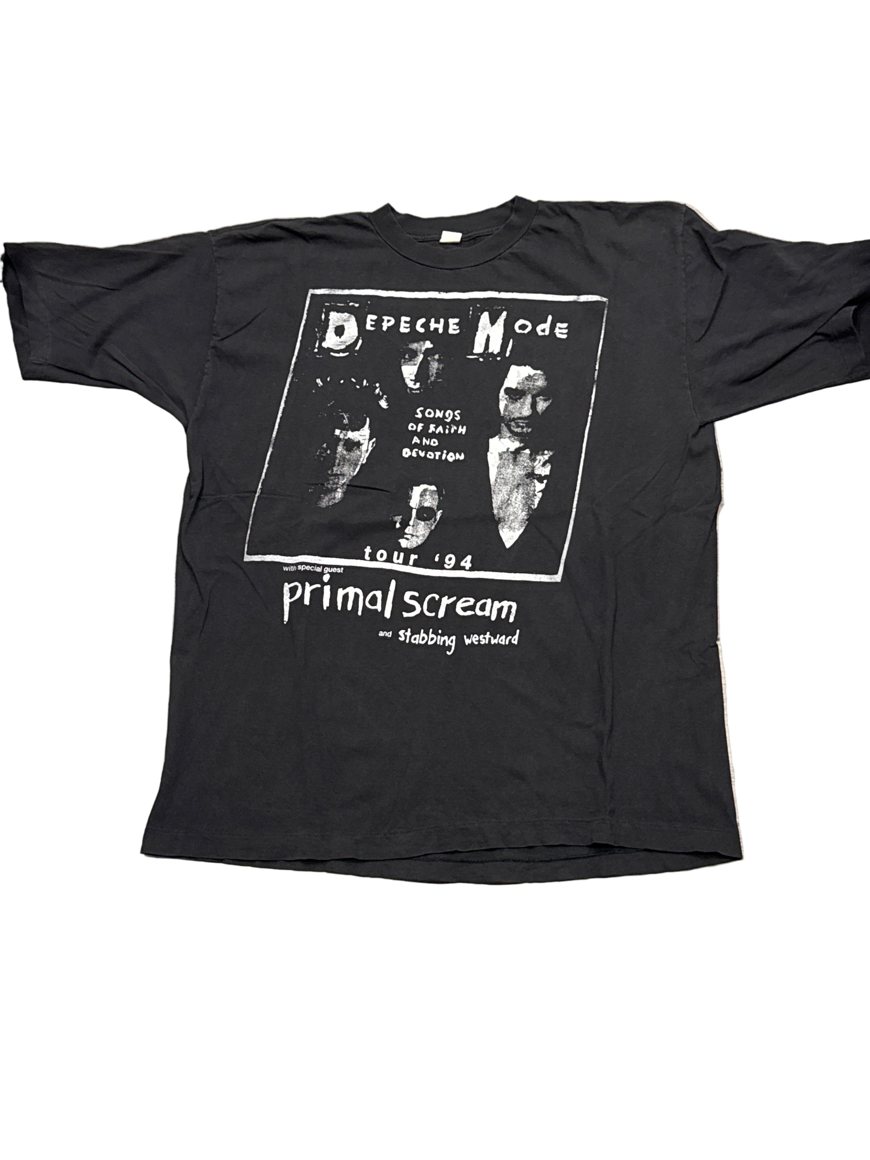 1994 Depeche Mode Primal Scream Stabbing Westward T-Shirt XL