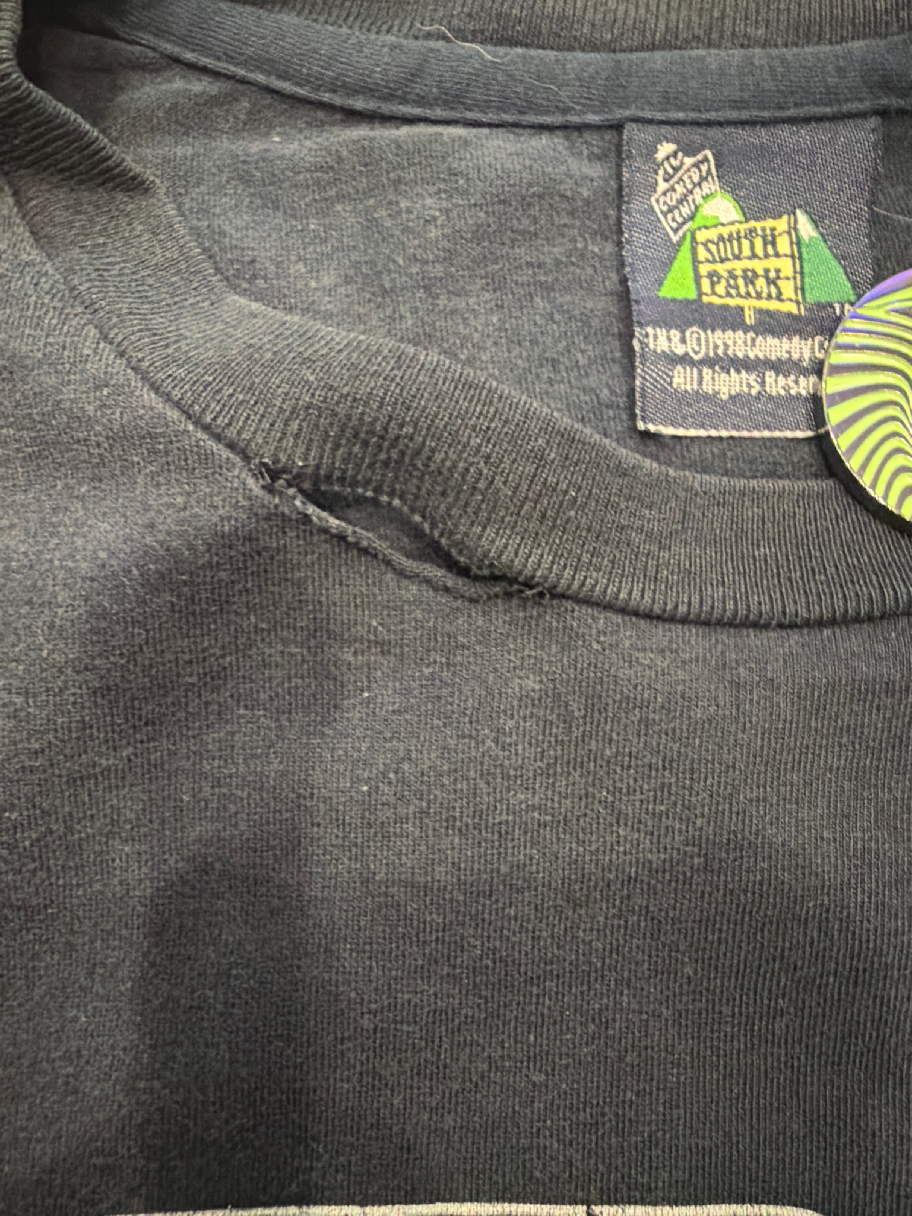 00s South Park Cartman Enter The Cartman Dragon Parody Blue XL T-Shirt