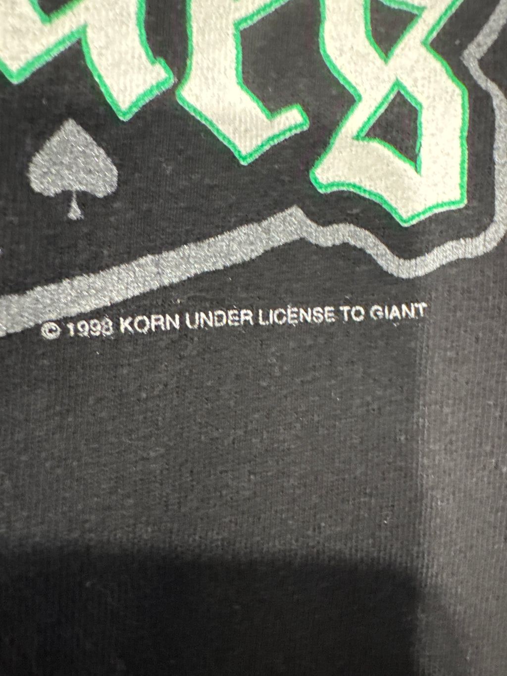 Family Values Tour Korn Rammstein Ice Cube Limp Bizkit 1998 Black T-Shirt Large