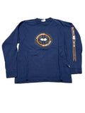 90s Wu Tang Wu Wear Tech Systems Long Sleeve Blue T-Shirt XL