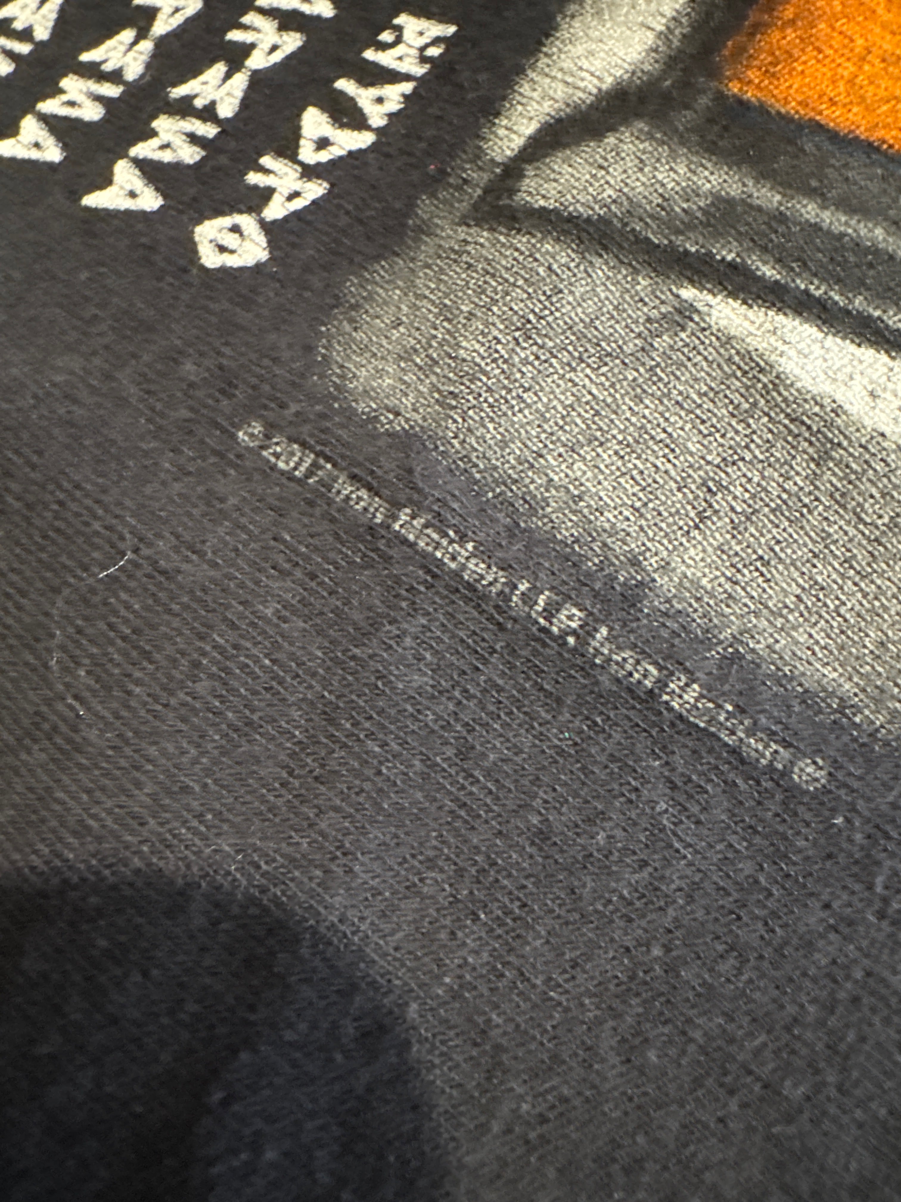 2017 Iron Maiden Book of Souls British and Irish Tour Motorcycle T-Shirt Large