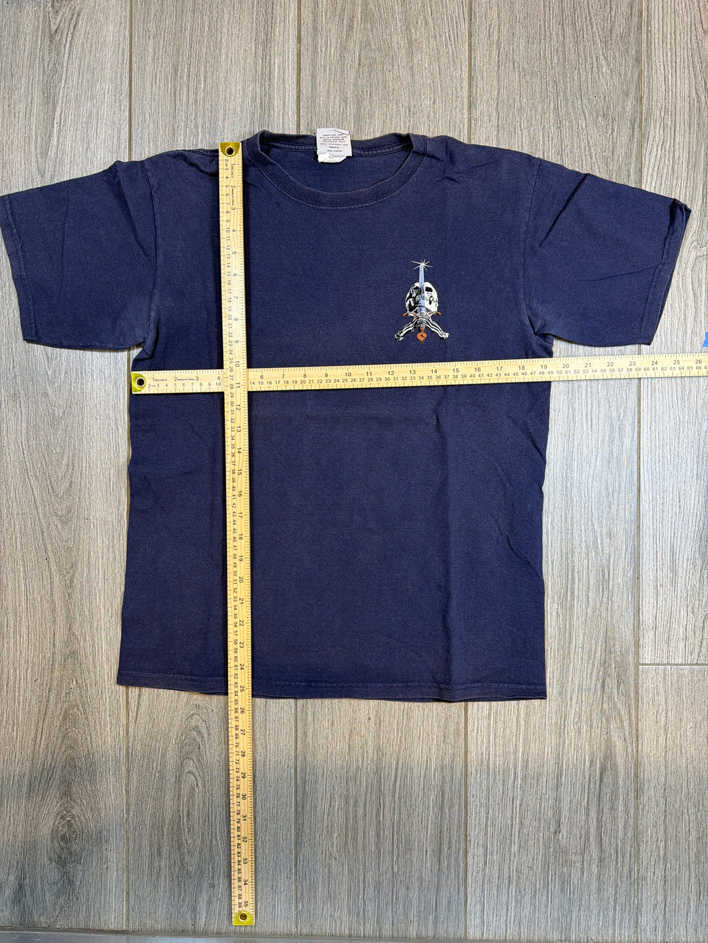 2009 Powell Peralta Skate Skull Sword T-Shirt Medium