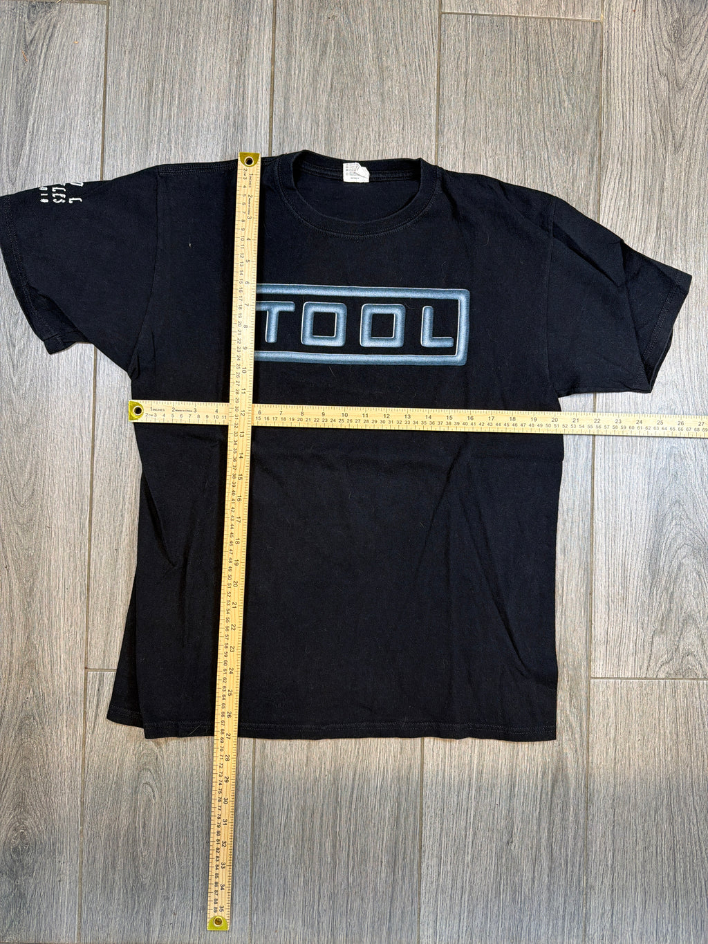 00s Tool Los Angeles Metal Band Black T-Shirt Large