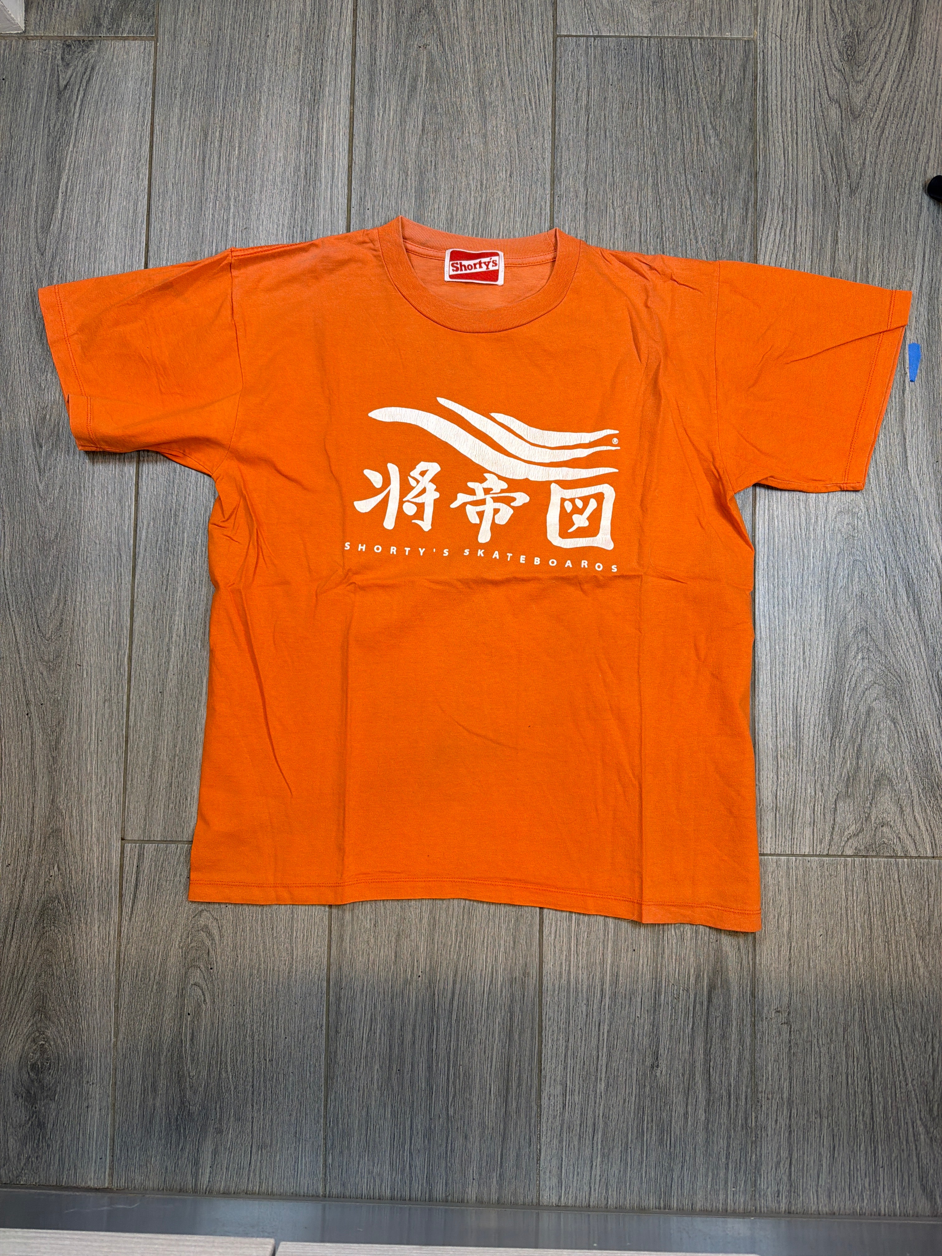 90s Shorty's Skateboards Orange T-Shirt Medium