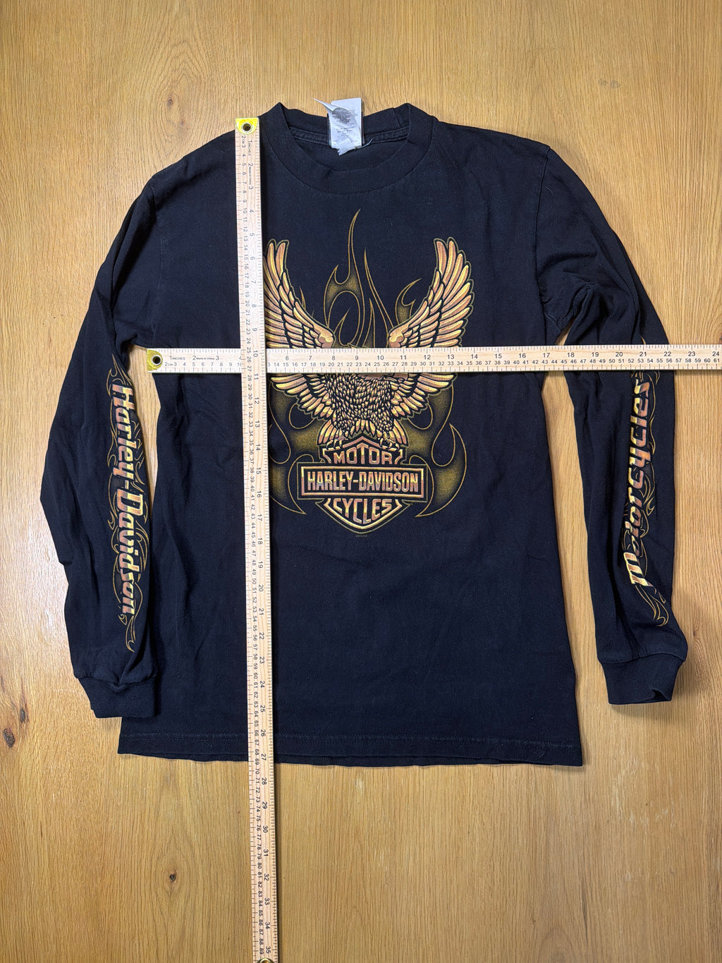 Harley Davidson Black Longsleeve T-Shirt Medium