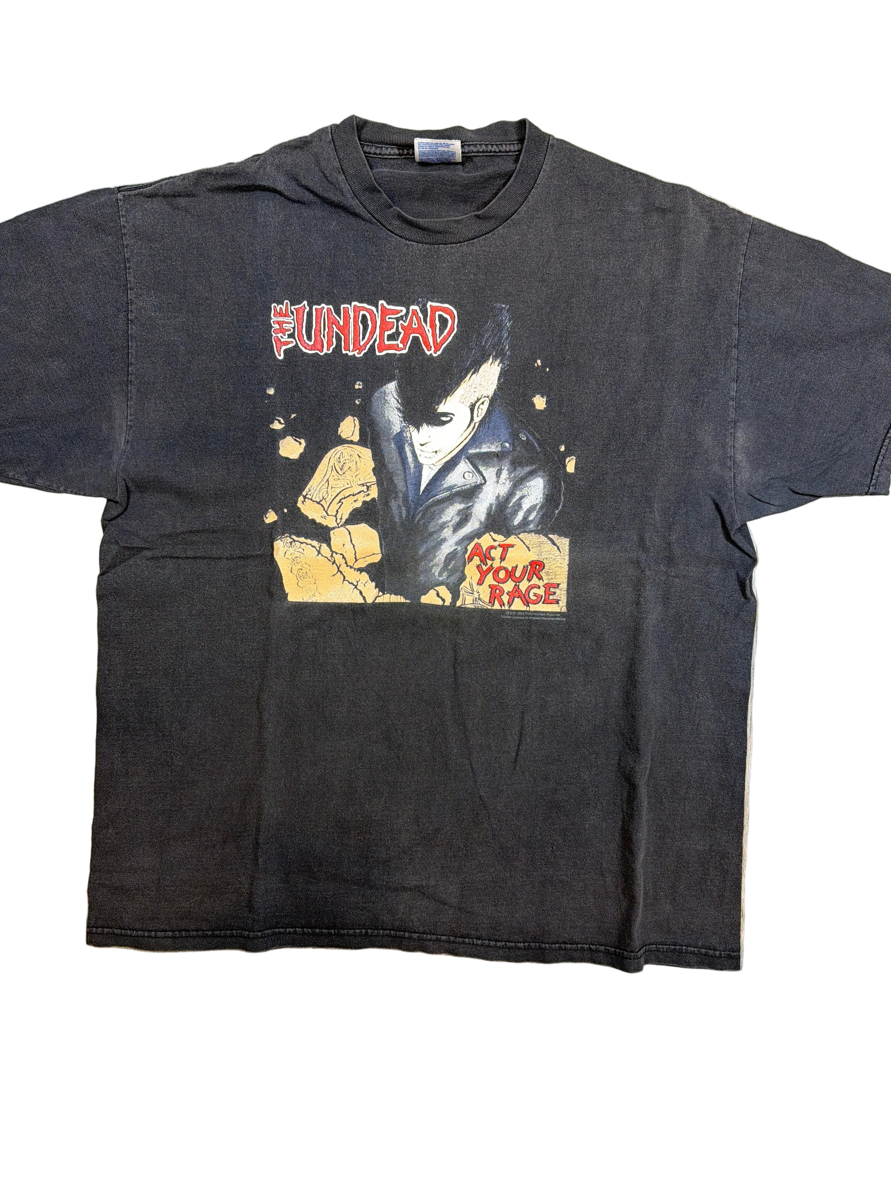 The Undead Misfits Punk Act Your Age 1999 Schwarzes T-Shirt XL
