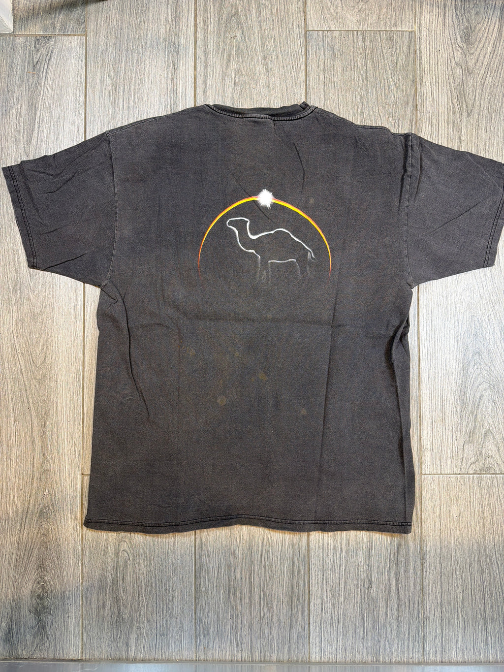 90s Camel Eclipse Promo Black Faded Pocket T-Shirt XL