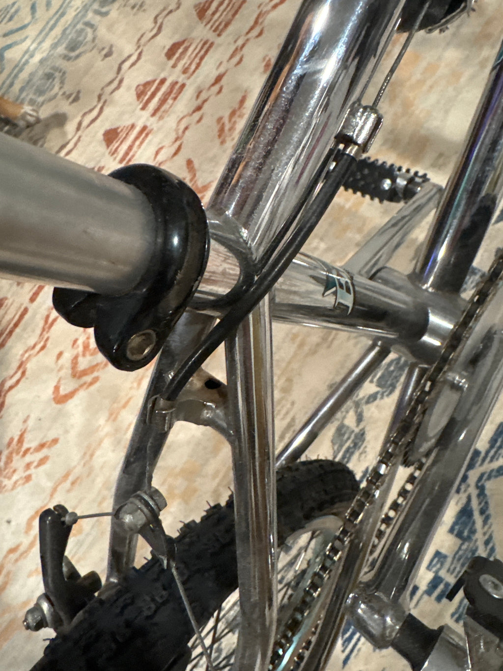 1996 ELF Z1 Vintage BMX bike Chrome/teal