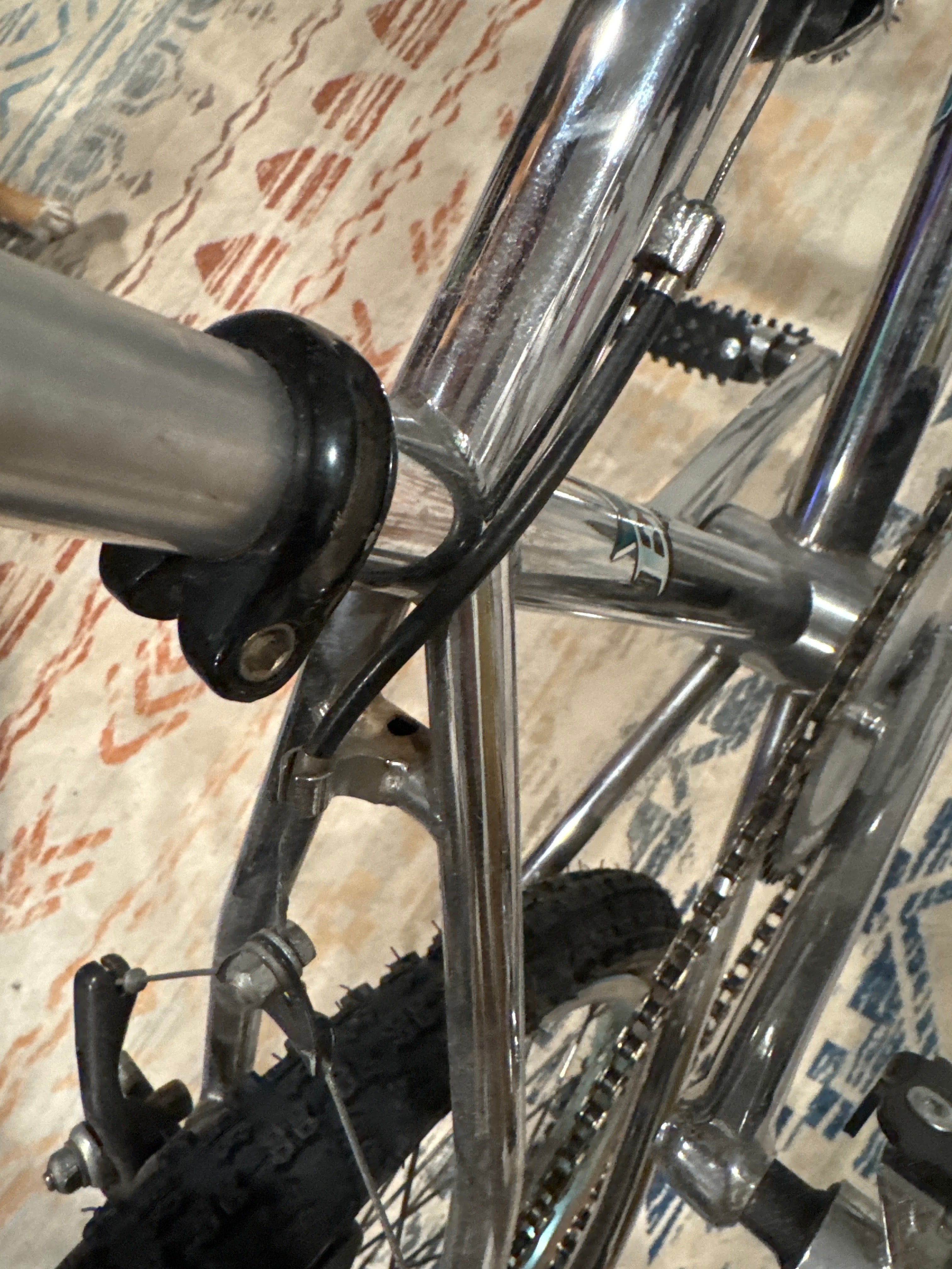 1996 ELF Z1 Vintage BMX bike Chrome/teal