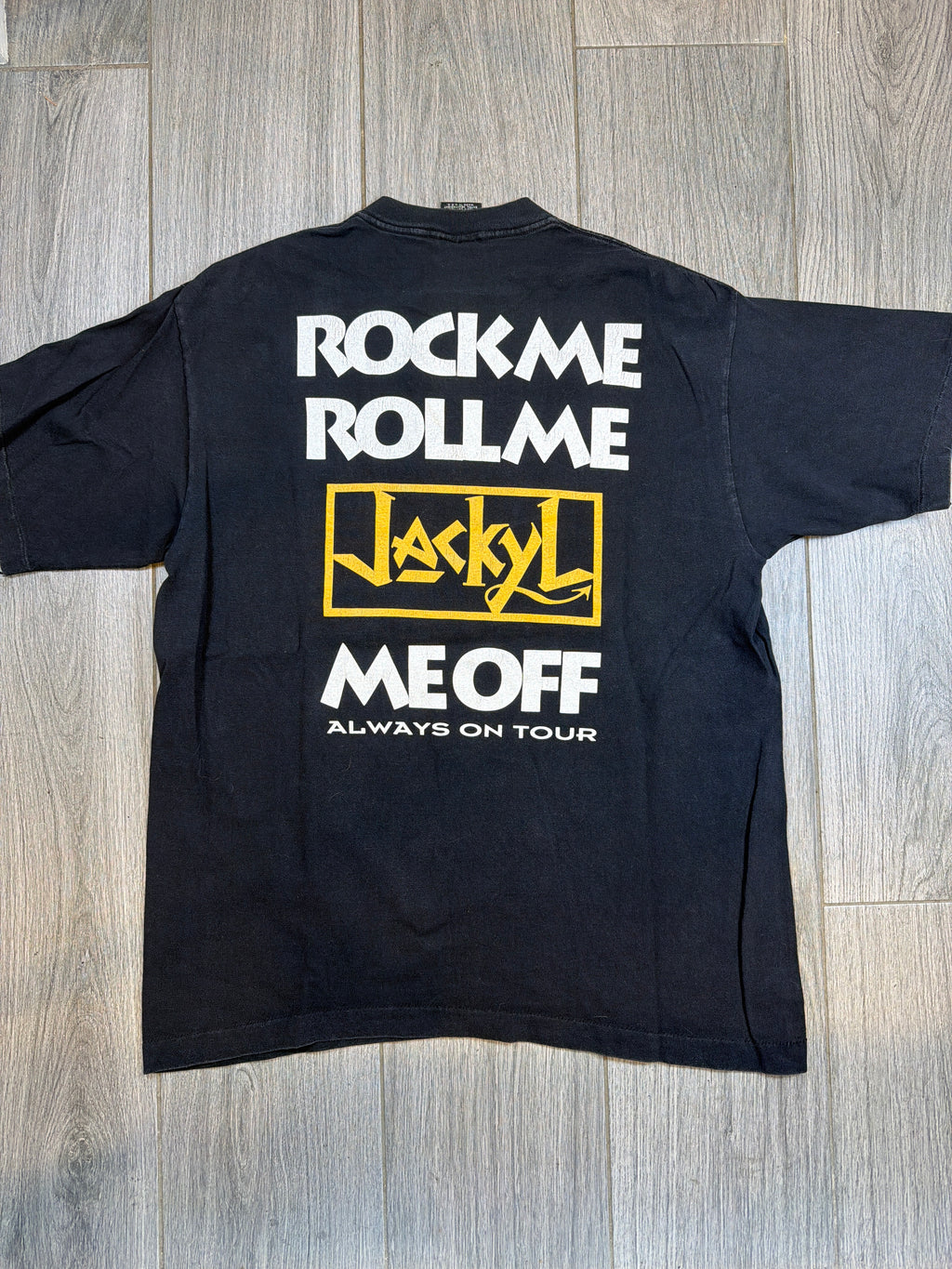 1993 Jackyl Rock Me Roll Me Giant Black T-Shirt XL